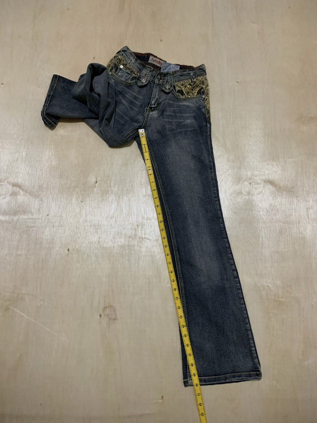 20471120 × Japanese Brand × Vintage Vintage Pantomime Gothic Jeans Size 26" / US 2 / IT 38 - 12 Thumbnail