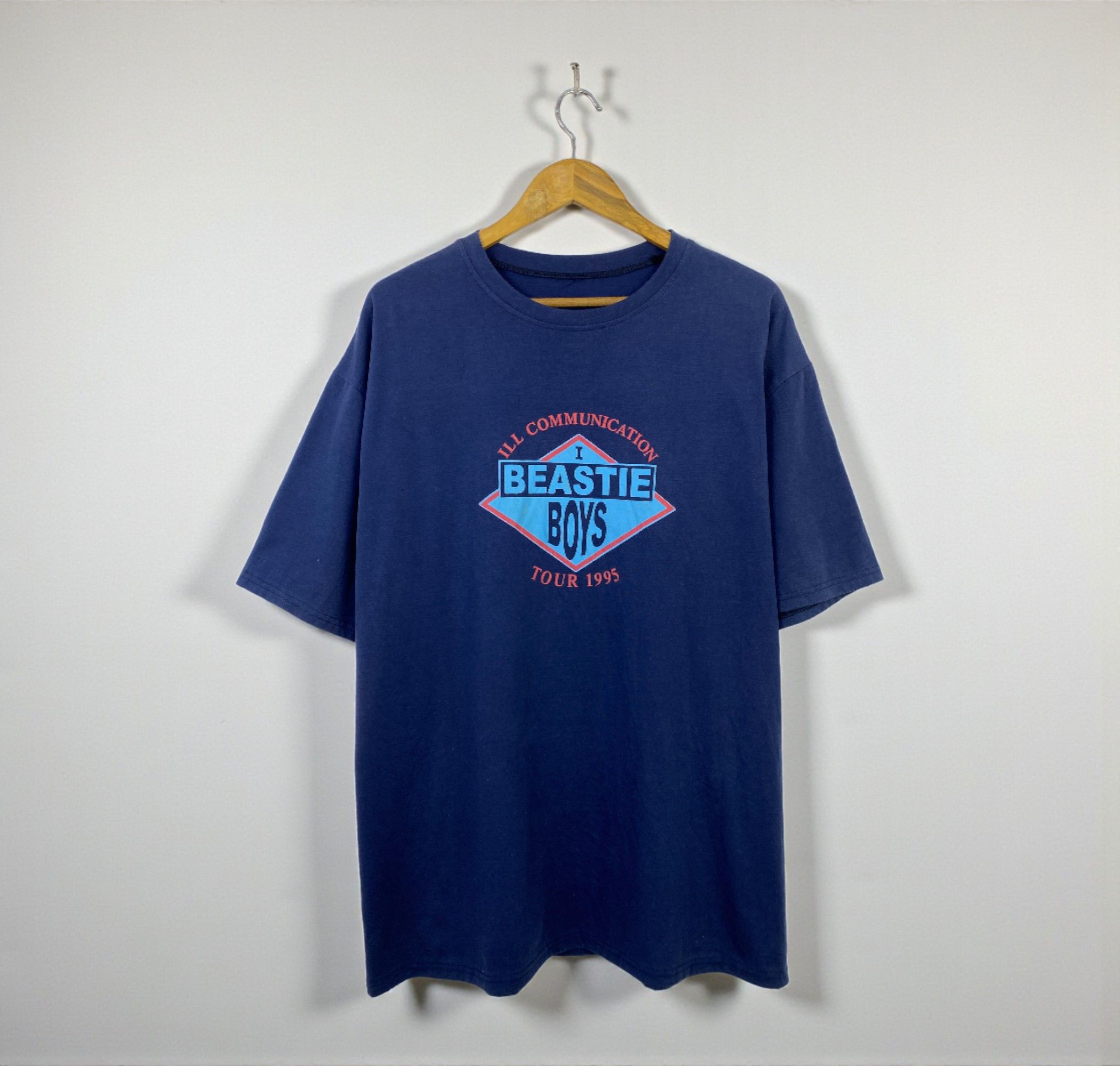 Band Tees Vintage 90s Beastie Boys Communication Tour Shirt TA0724 Size US XL / EU 56 / 4 - 1 Thumbnail