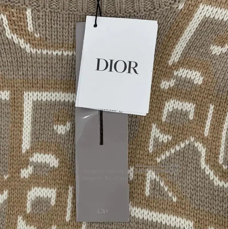Dior Dior Brown Cashmere Pullover Sweater for Men . Size US XL / EU 56 / 4 - 6 Thumbnail