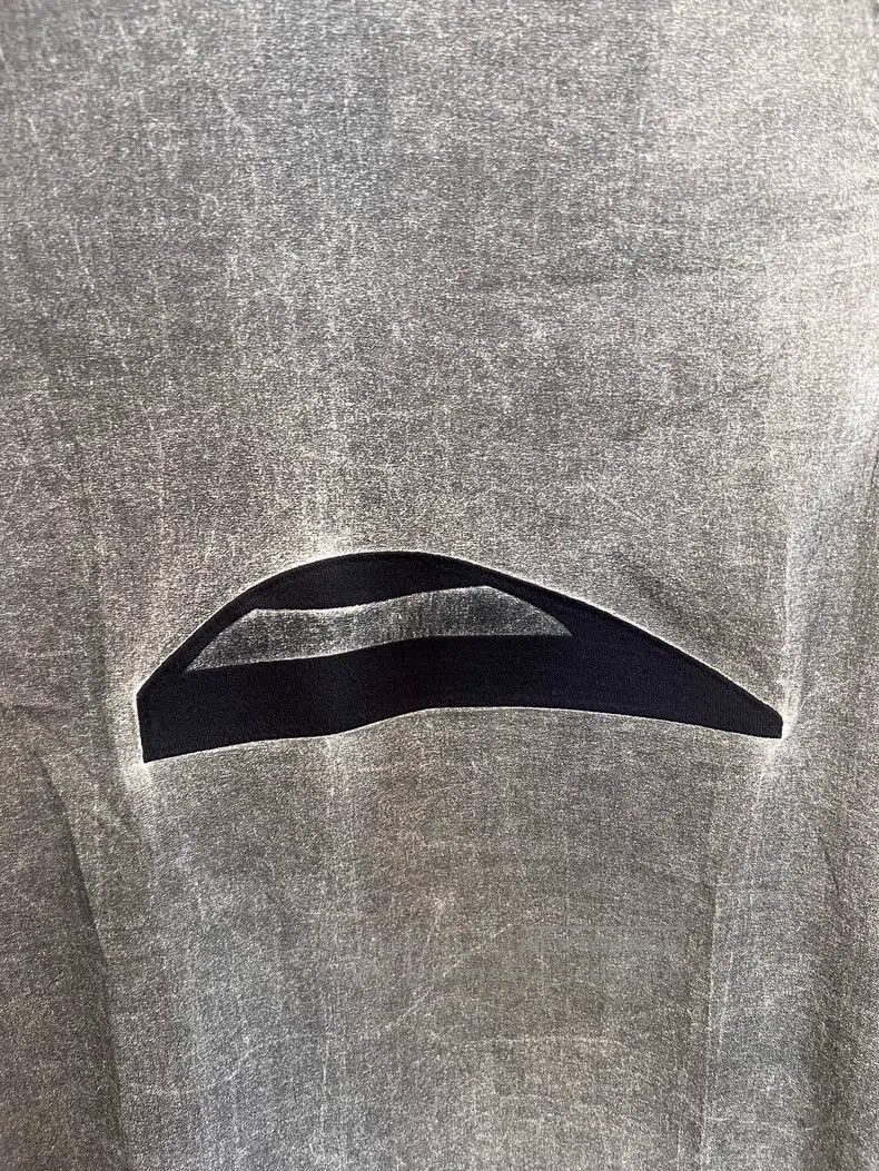 Rick Owens RICK OWENS One-eyed embroidery coated short-sleeve T-shirt Size S / US 4 / IT 40 - 3 Thumbnail