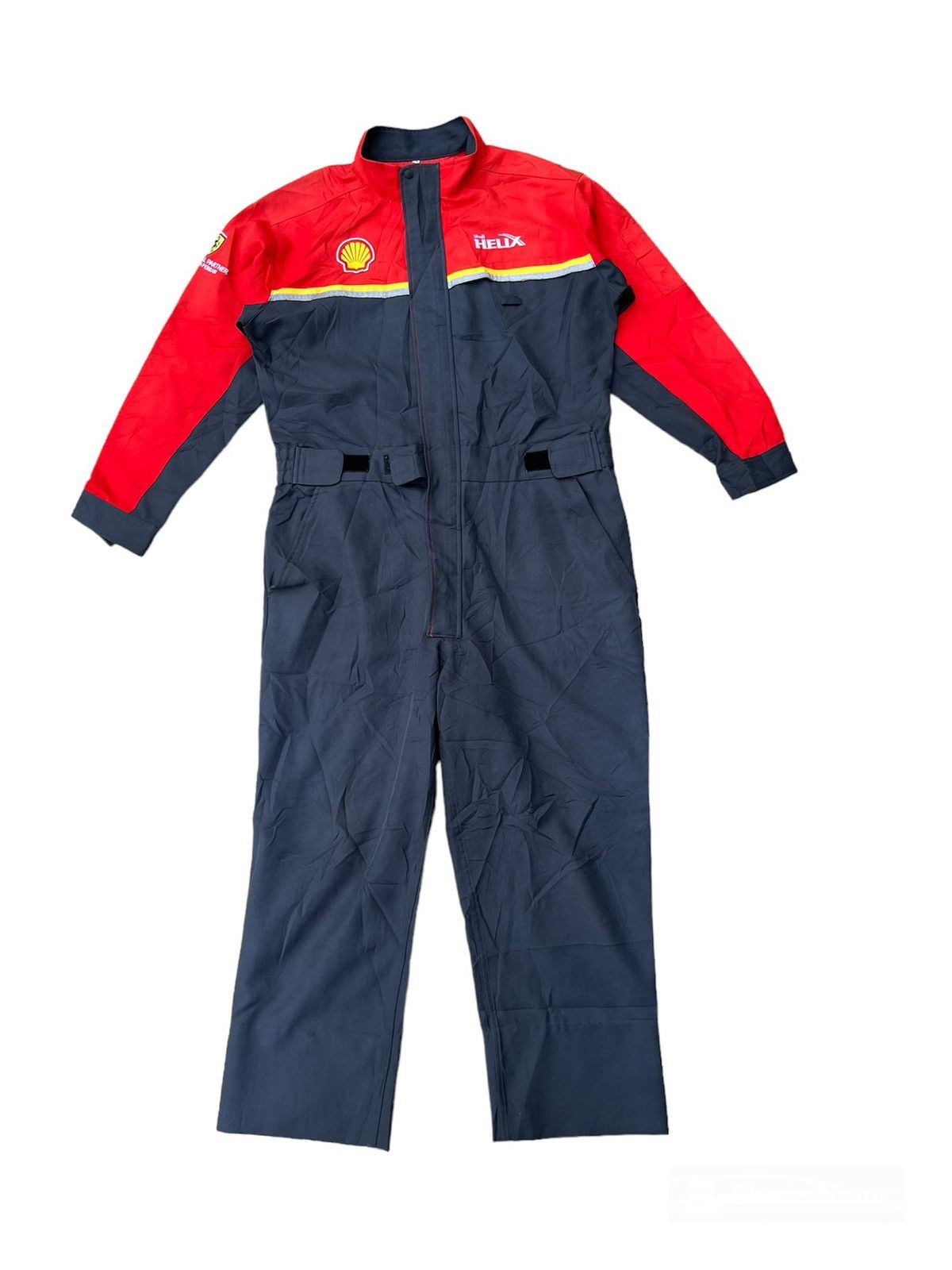 image of Vintage F1 Ferrari Racing Coverall in Red, Men's (Size 33)