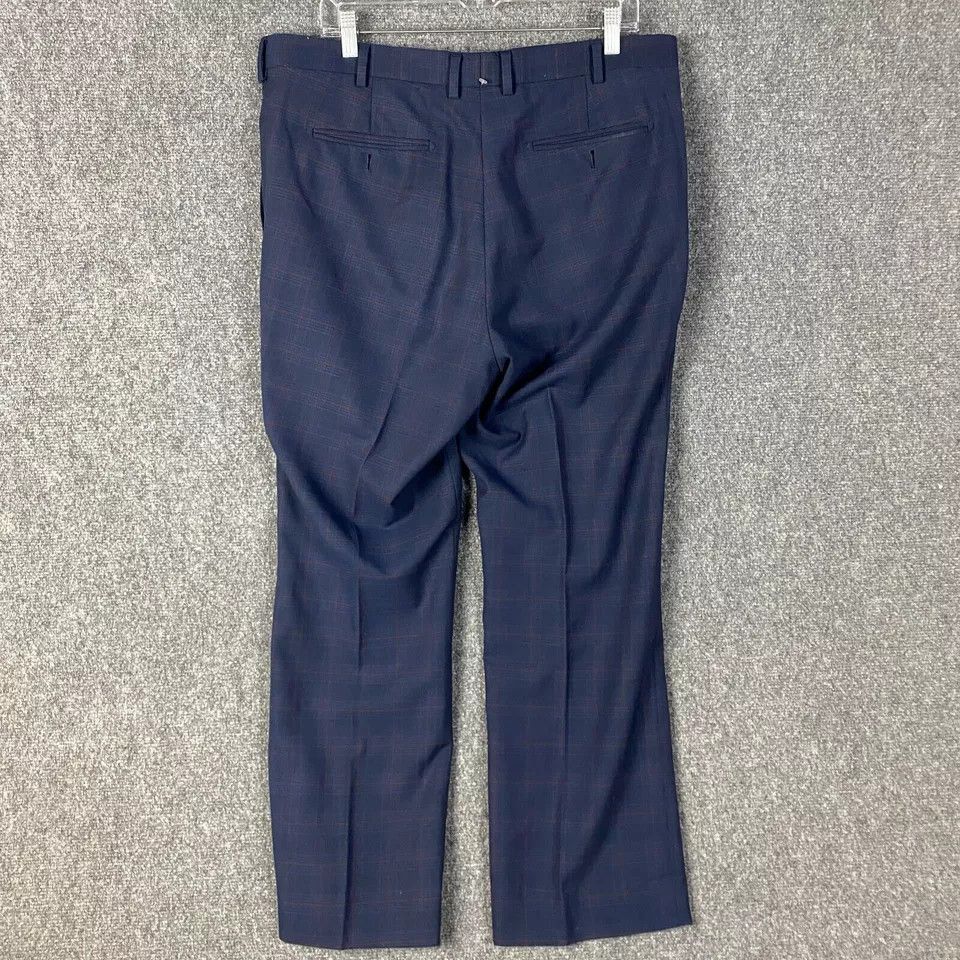 Other Eleganza Black Slacks Dress Pants Men's 38W Modern Fit Size US 38 / EU 54 - 7 Thumbnail