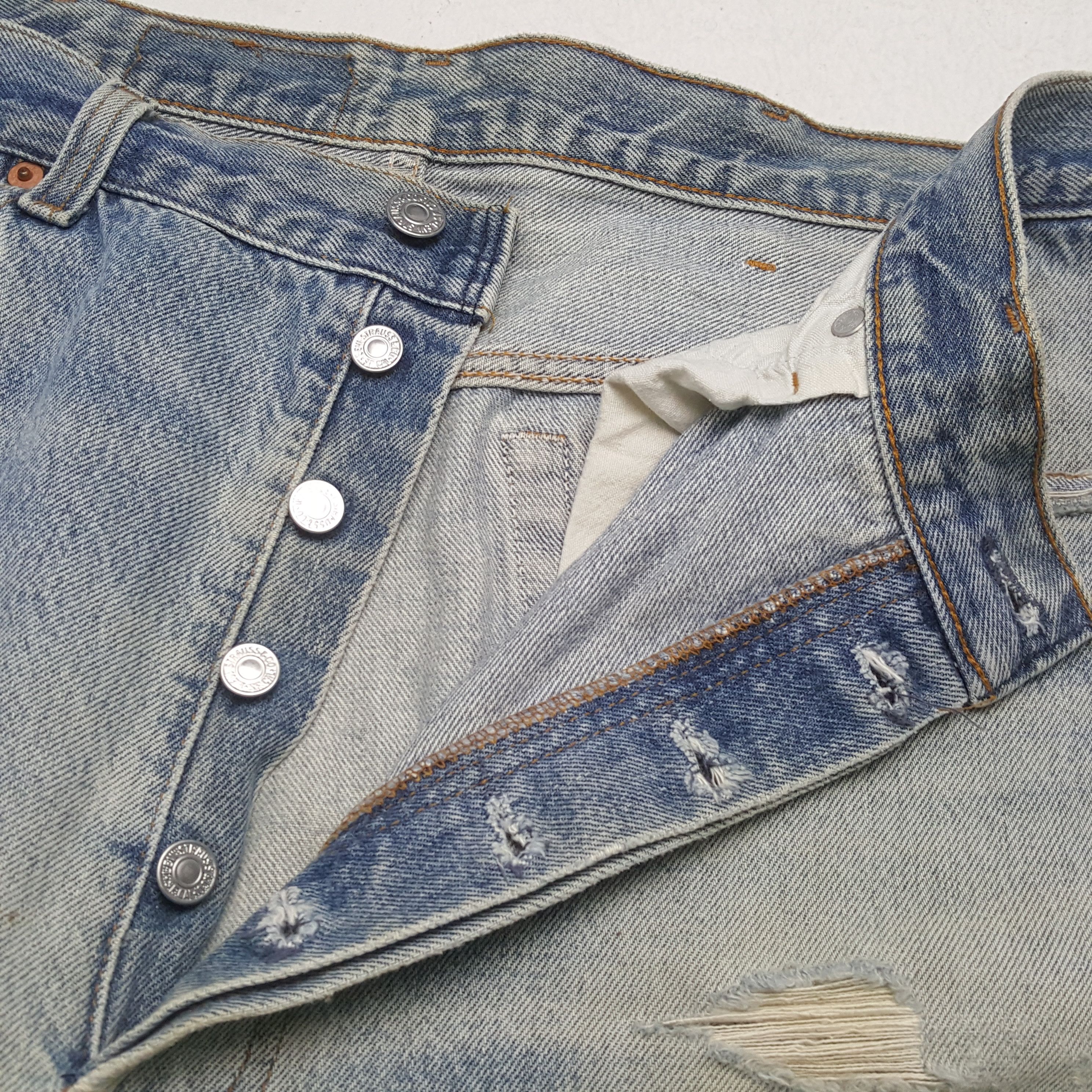 Japanese Brand × Levi's × Vintage LEVI'S Distressed Jeans Fashion Streetwear Style Size US 36 / EU 52 - 12 Thumbnail