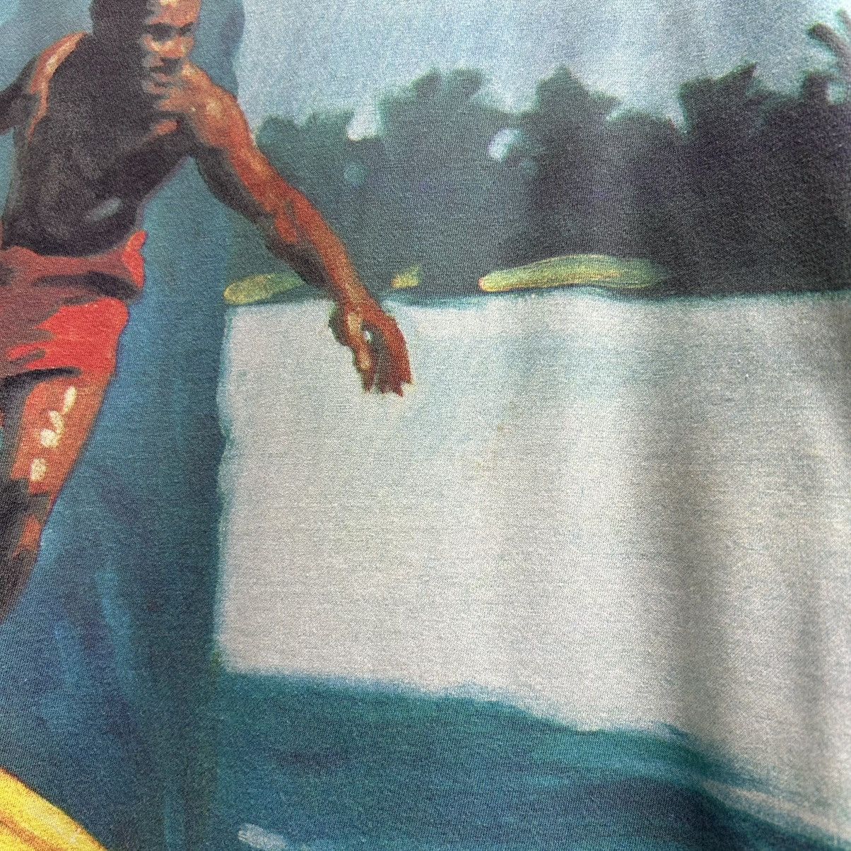 Polo Ralph Lauren × Vintage VTG POLO SPORT RALPH LAUREN SURFING AOP SPORTSMAN T-SHIRT Size US L / EU 52-54 / 3 - 4 Thumbnail