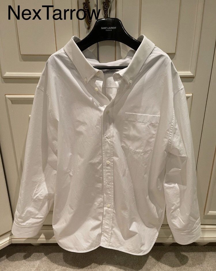 Balenciaga Balenciaga long sleeved white shirt2412-Nextarrow Size US M / EU 48-50 / 2 - 1 Thumbnail