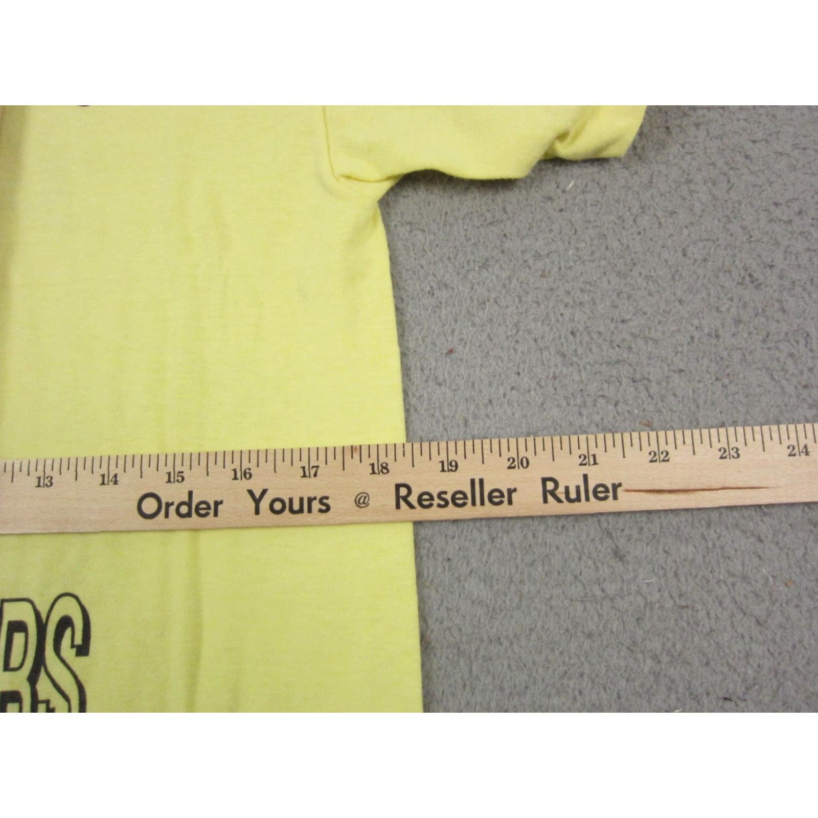 Vintage VINTAGE Ragbrai Shirt Mens L Yellow 80s School Davis Trucker Cotton Polyester Jersey T-Shirt Platinum Plus Size US L / EU 52-54 / 3 - 7 Thumbnail