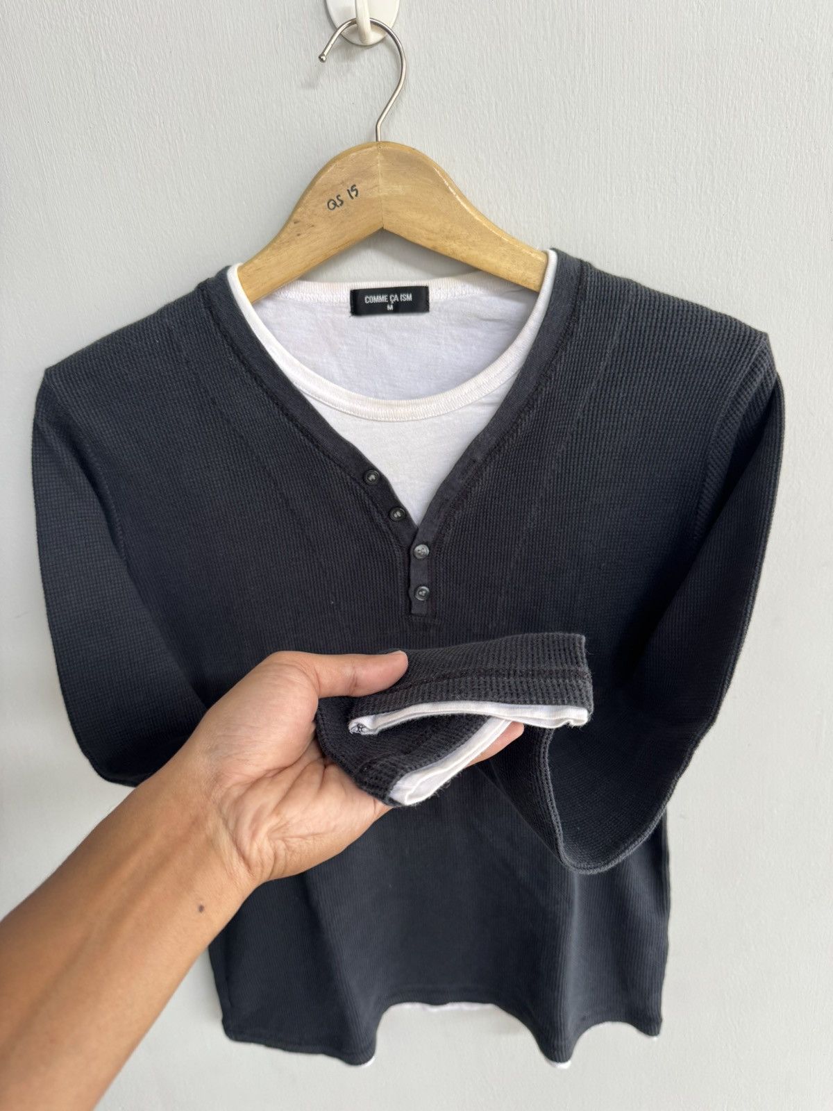 Comme Ca Ism DOUBLE LAYER BY COMME CA ISM LONGSLEEVE SHIRT Size US S / EU 44-46 / 1 - 3 Thumbnail