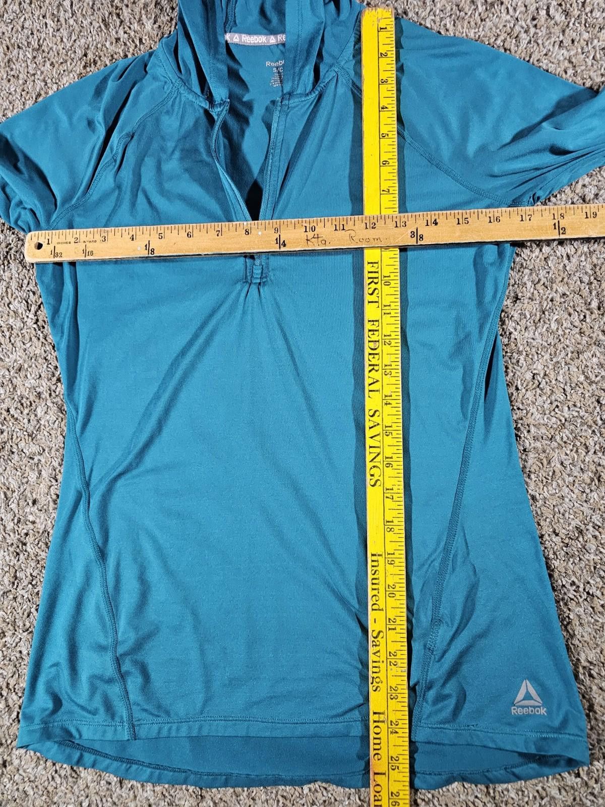 Reebok Reebok 1/2 Zip Womens S Athletic Hoodie Size S / US 4 / IT 40 - 5 Thumbnail