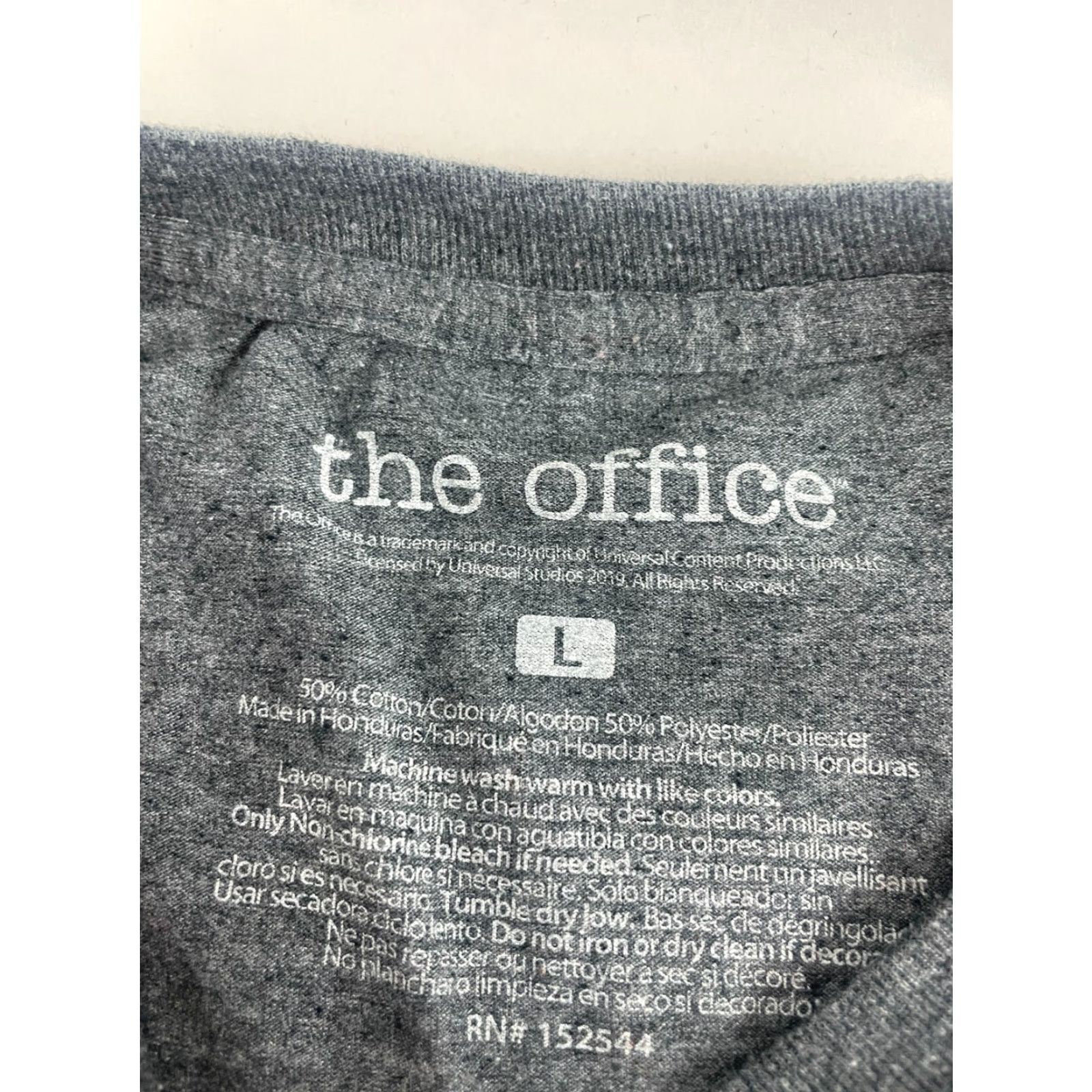 Vintage The office T-Shirt Men’s Size Large Gray Short Sleeve Dwight Michael #BROMANCE Shirt Size US L / EU 52-54 / 3 - 5 Thumbnail