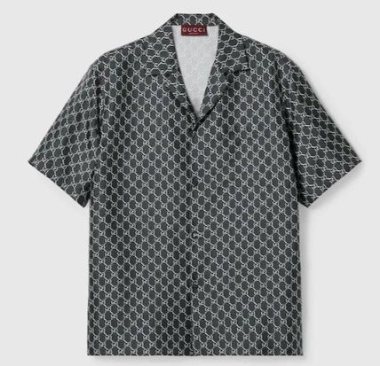 Gucci o1loc1c0226 794907 Printed Silk Shirt in Multicolor Size US S / EU 44-46 / 1 - 1 Thumbnail