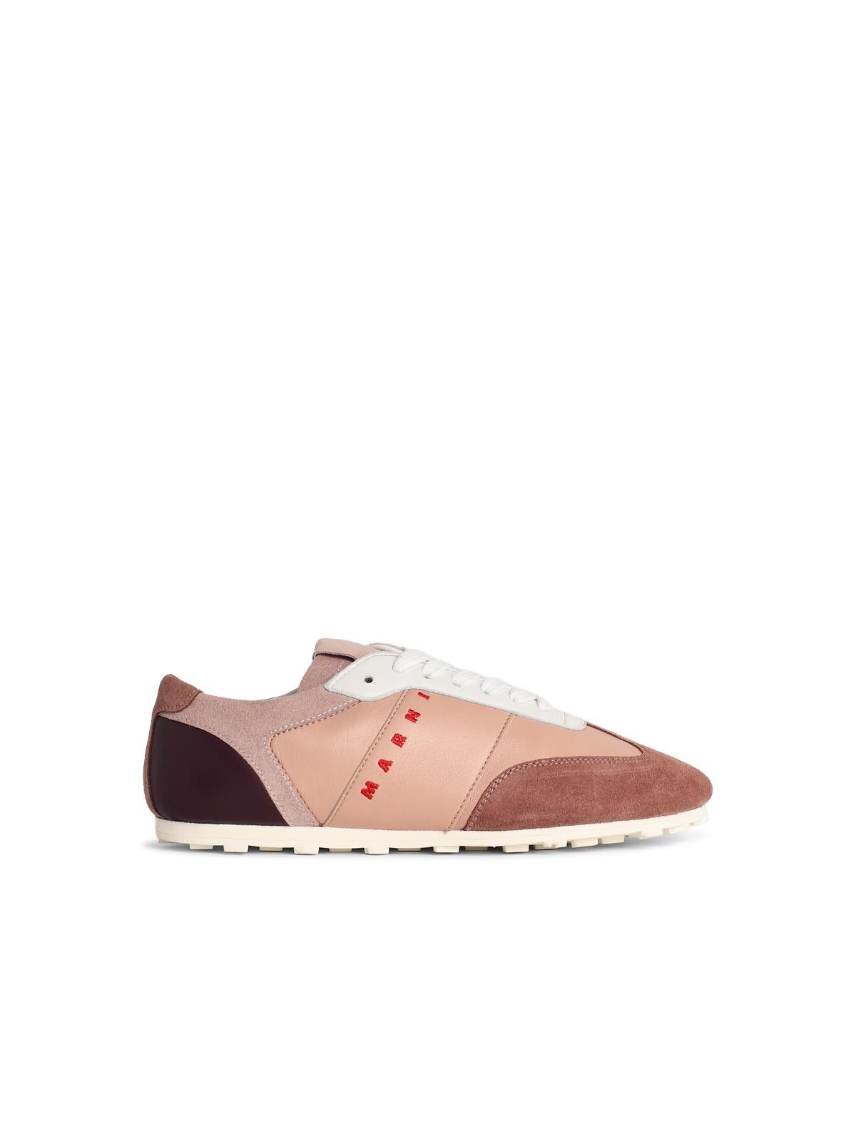 Marni MARNI 'Softy Soccer' Pink Leather Sneakers Size US 6 / IT 36 - 1 Thumbnail