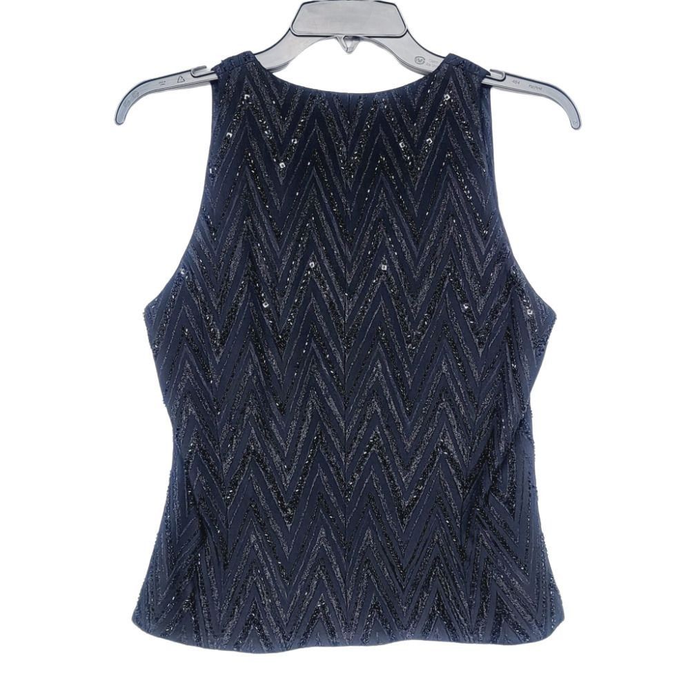 Other Women Vintage Retro Vest Sz 6 Carmen Marc Valvo Top elegant Size M / US 6-8 / IT 42-44 - 3 Thumbnail
