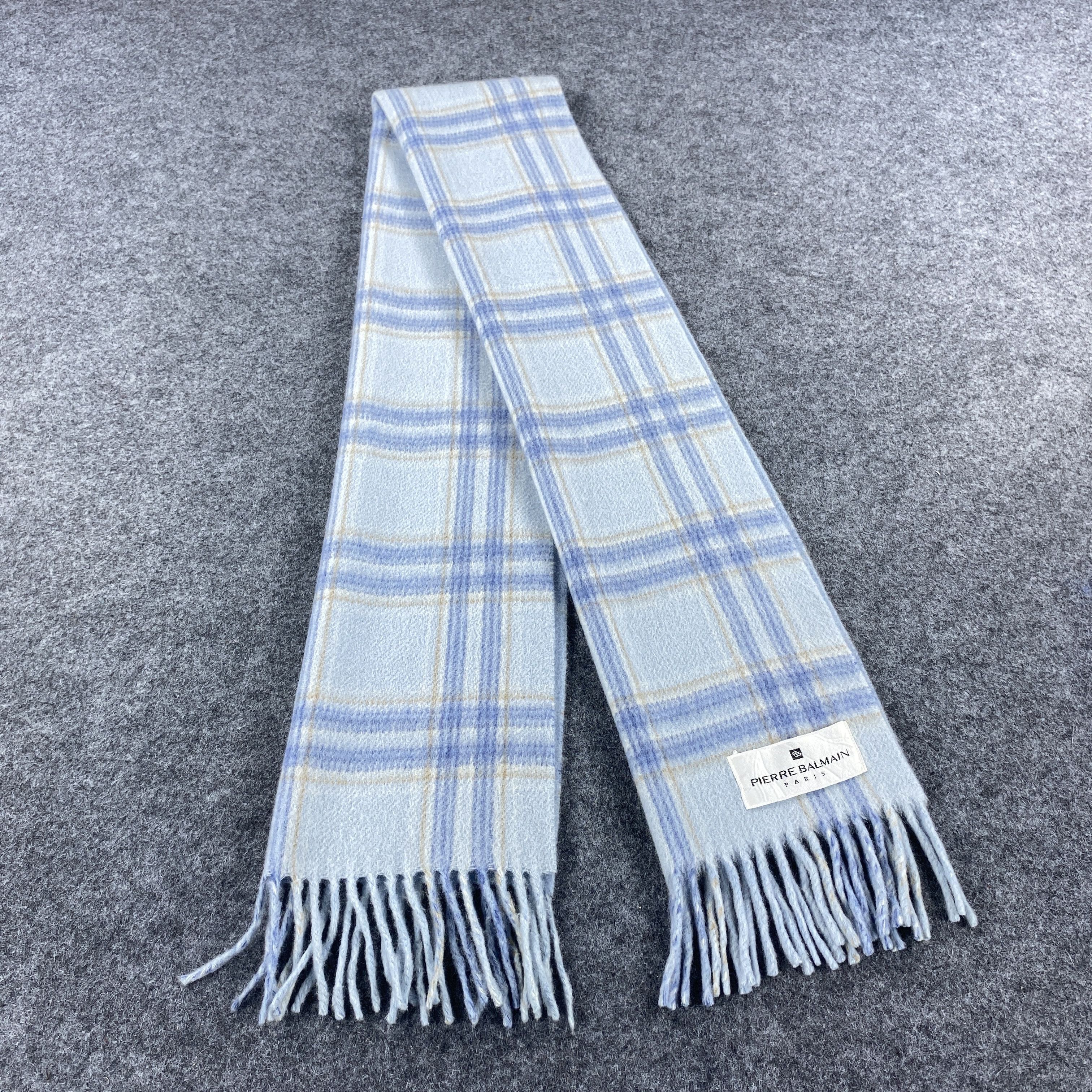 Pierre Balmain × Vintage GF10451 Pierre Balmain Scarf Neck Wear Muffler Size ONE SIZE - 1 Thumbnail