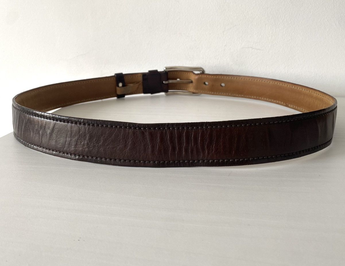 Prada Prada Leather Brown Belt Size 38 - 5 Thumbnail