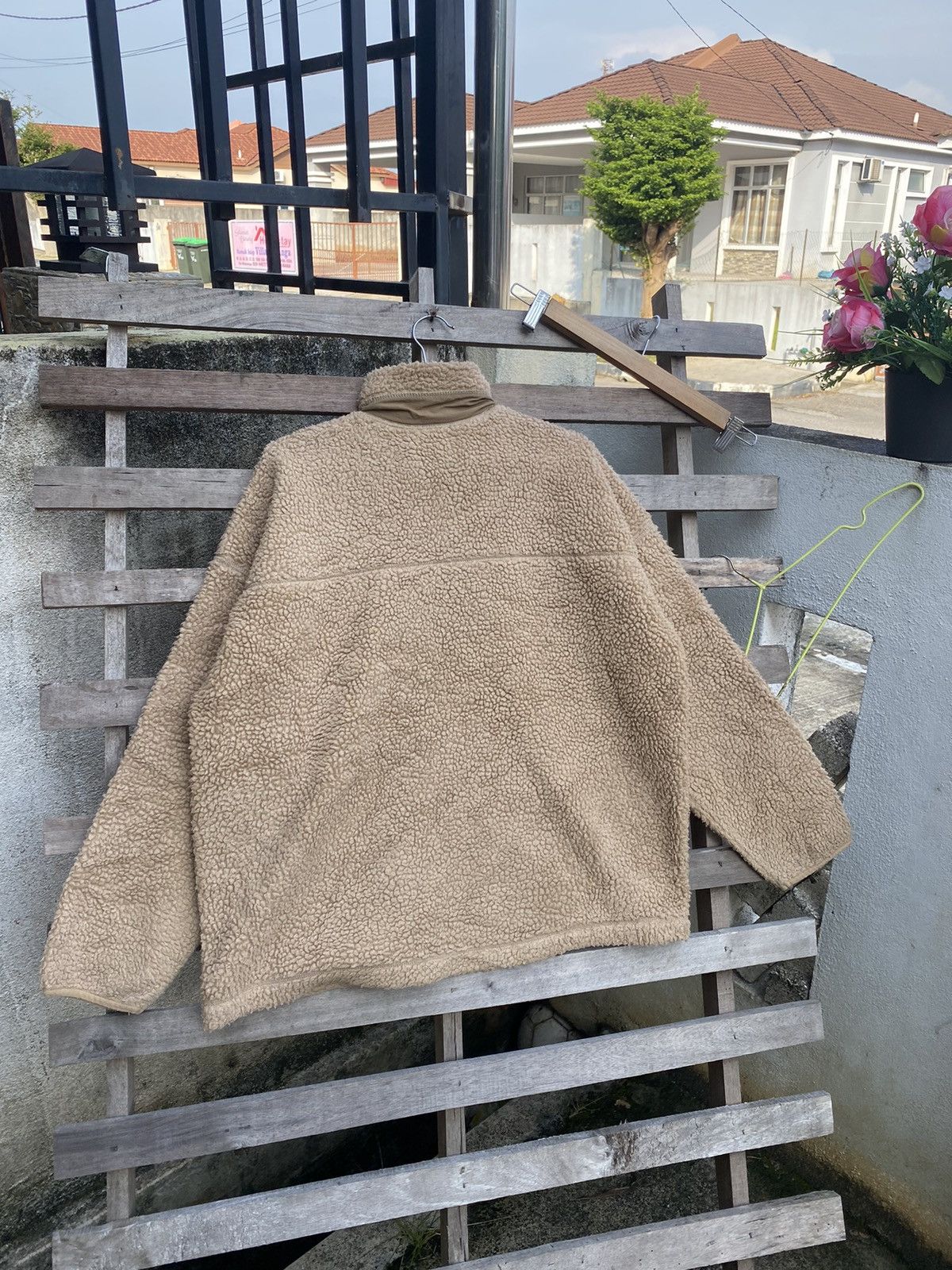 GU × Japanese Brand × Vintage GU Baggy Jacket Retro X Deep Pile Sherpa Size US L / EU 52-54 / 3 - 4 Thumbnail