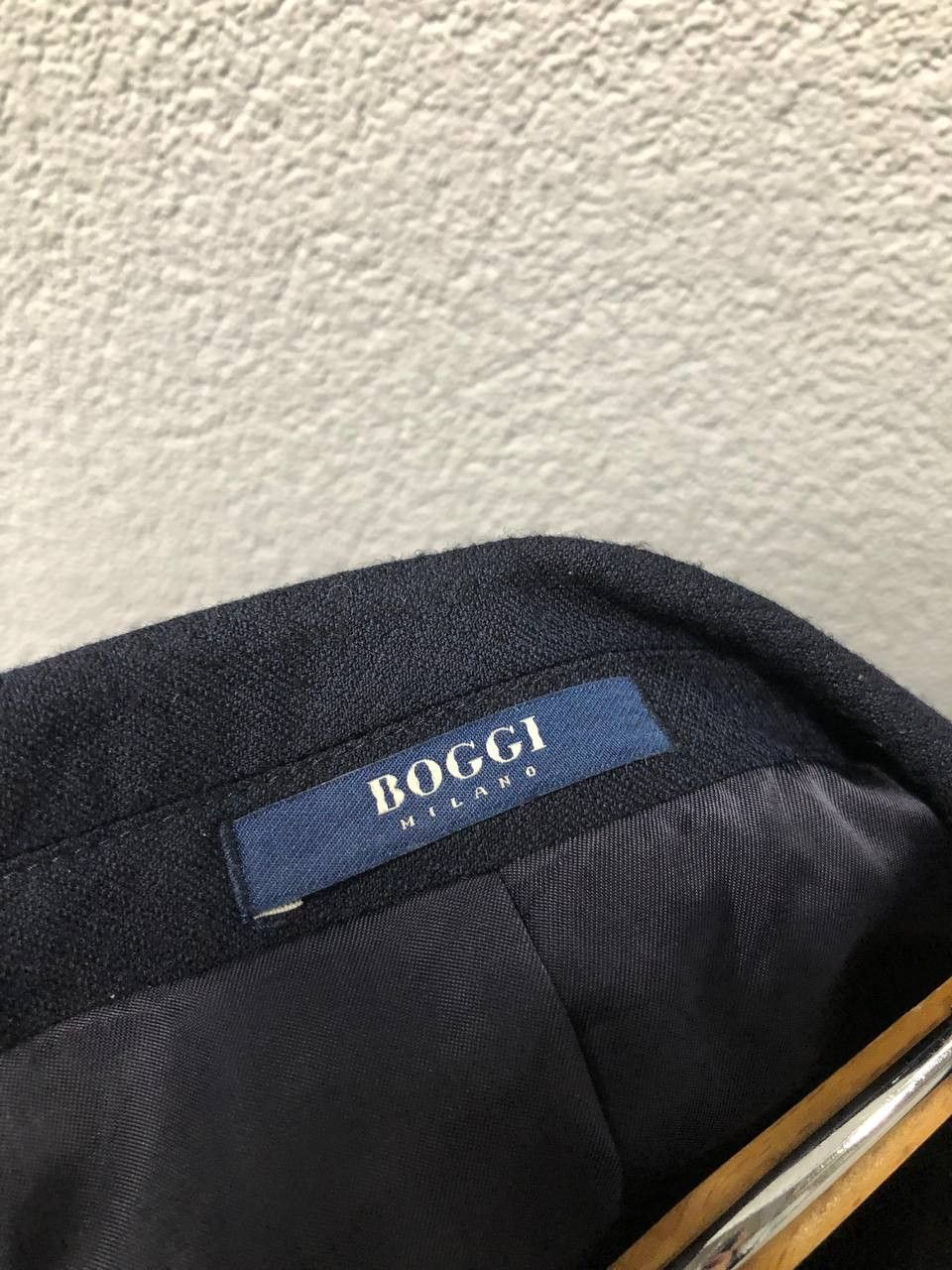 Boggi Boggi Milano mens wool blue blazer jacket 48 / Medium Size 48S - 3 Thumbnail