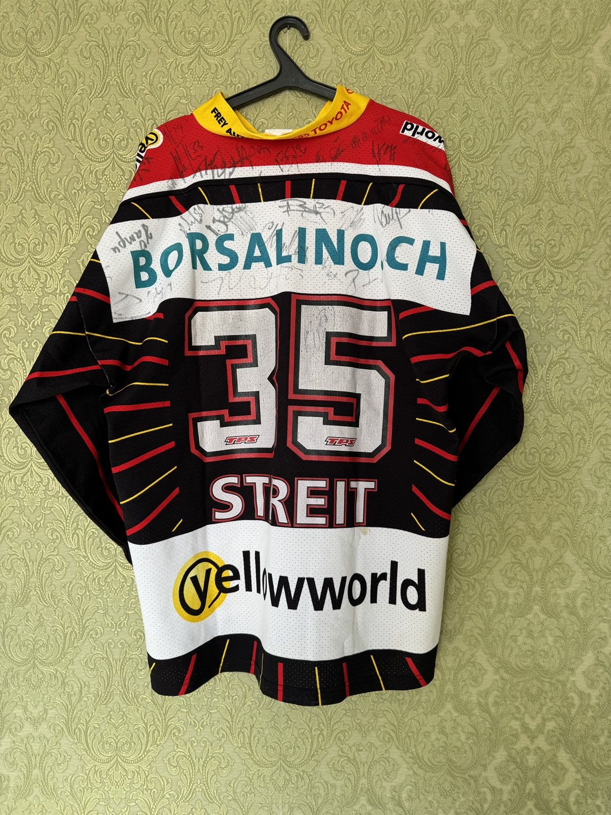 Vintage Vintage SCL Tigers retro Ice Hockey Jersey with autographs Size US XL / EU 56 / 4 - 2 Thumbnail