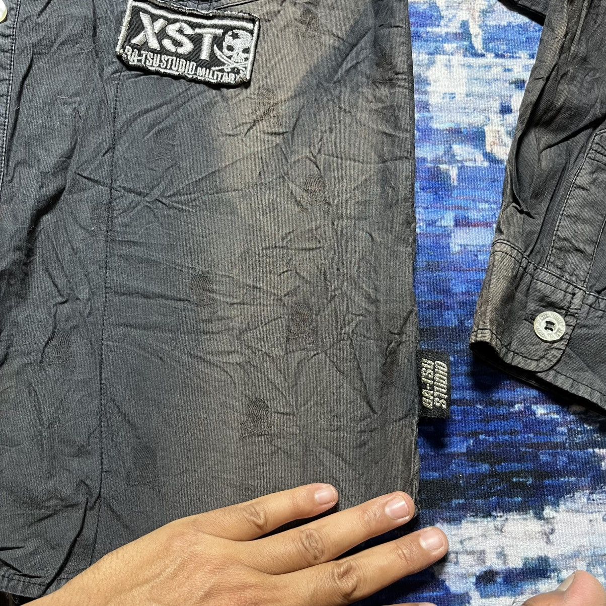 Japanese Brand 🔥Ba Tsu Studio Hysteric inspier Skull Shirt Button Up Size US M / EU 48-50 / 2 - 3 Thumbnail