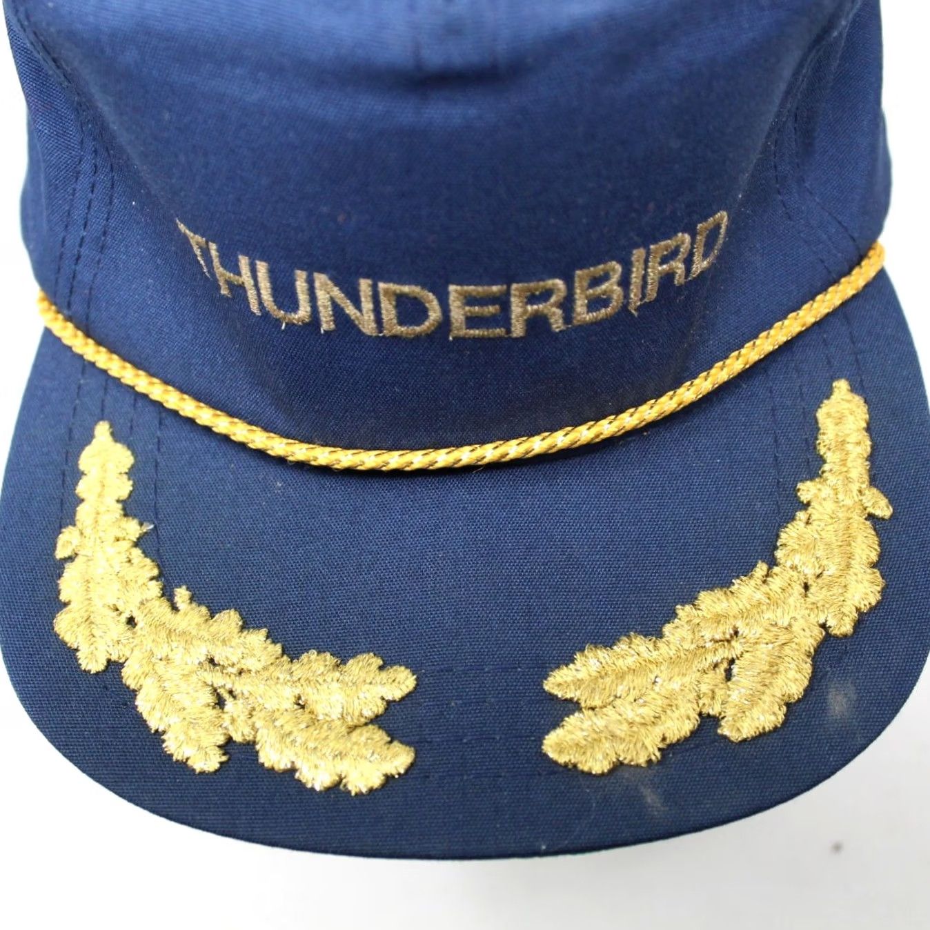 Vintage Vintage Derby Air Force Hat - Adult Blue Adjustable - Brand USAF - Cotton Knit - Good Condition - Next Day Shipping Size ONE SIZE - 7 Thumbnail