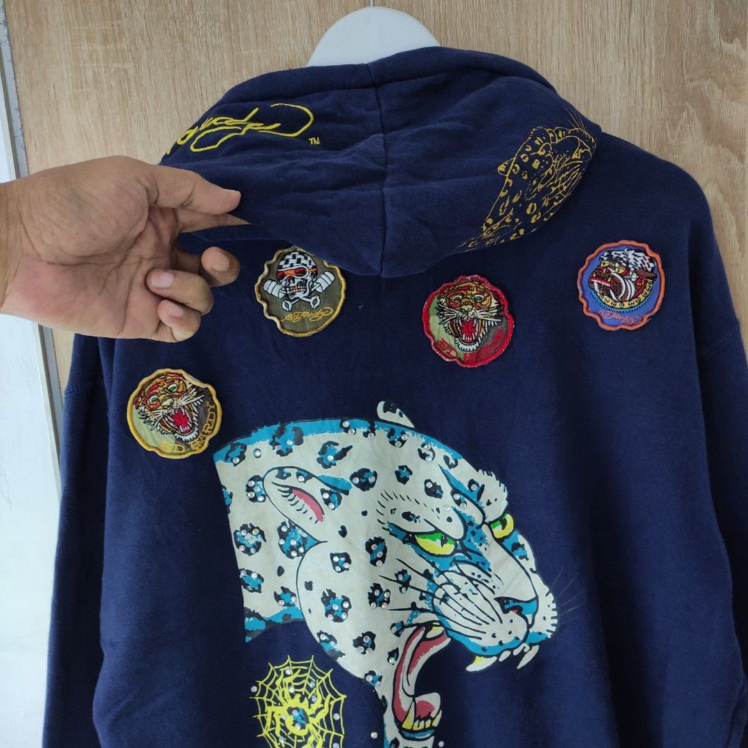 Beauty Beast × Hysteric Glamour × Japanese Brand Ed hardy hoodie print Iswn retro punk style Size US L / EU 52-54 / 3 - 3 Thumbnail
