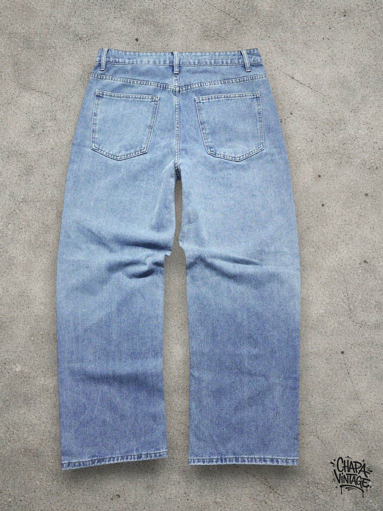 Vintage Washed denim jenas Size US 32 / EU 48 - 2 Thumbnail