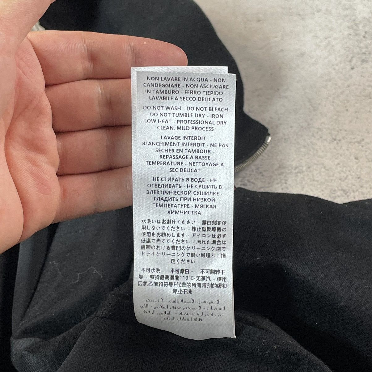 Alexander McQueen Alexander McQueen Black Tape Crepe Logo Track Jacket Size US XL / EU 56 / 4 - 14 Thumbnail