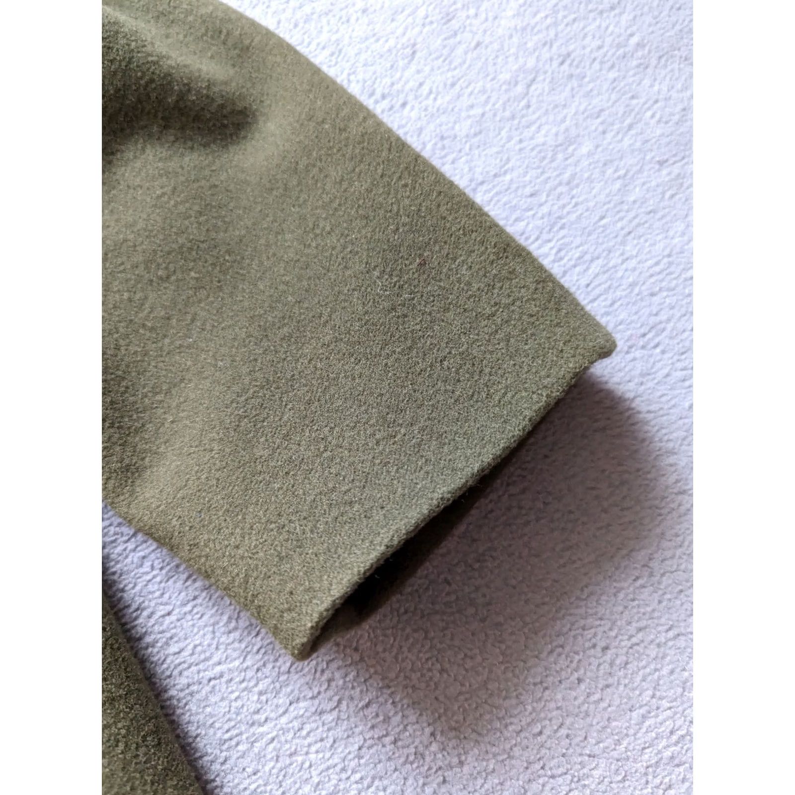 Laura Ashley VINTAGE Laura Ashley Coat Womens UK 18 Green Wool Size Size XXL / US 16-18 / IT 52-54 - 7 Thumbnail