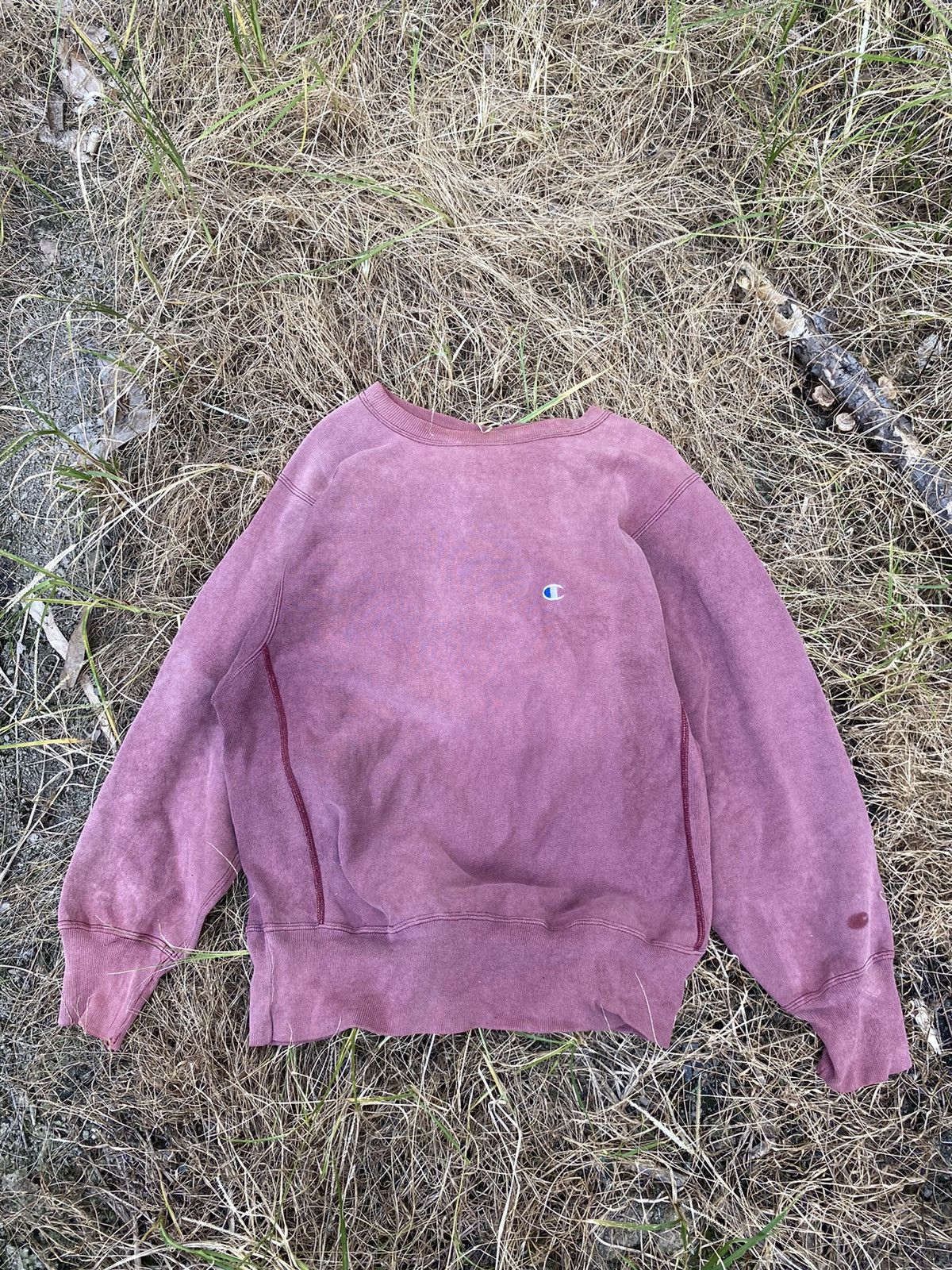 Champion × Vintage 90s Champion reverse weave sun faded sweatshirts Size US M / EU 48-50 / 2 - 1 Thumbnail