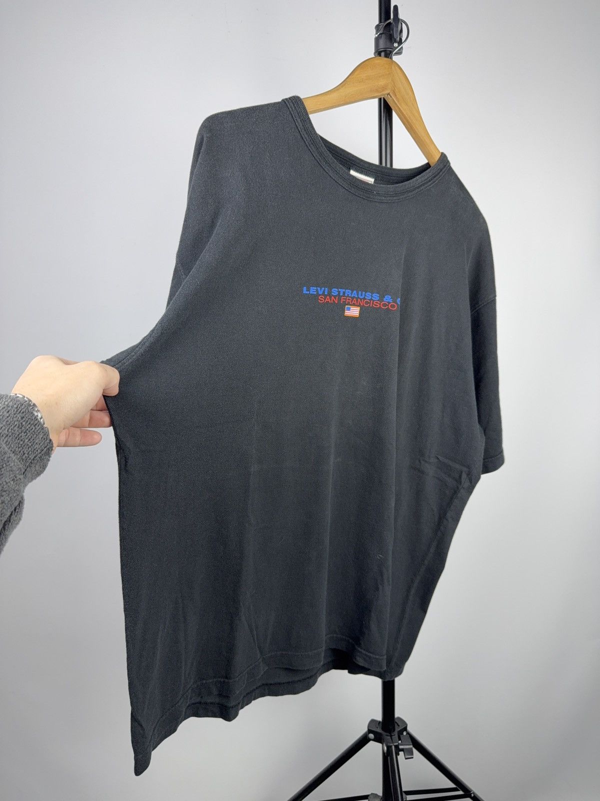 Levi's Vintage Clothing Vintage 90s Levi’s San Francisco Flag Logo T-Shirt Men’s L Size US L / EU 52-54 / 3 - 4 Thumbnail