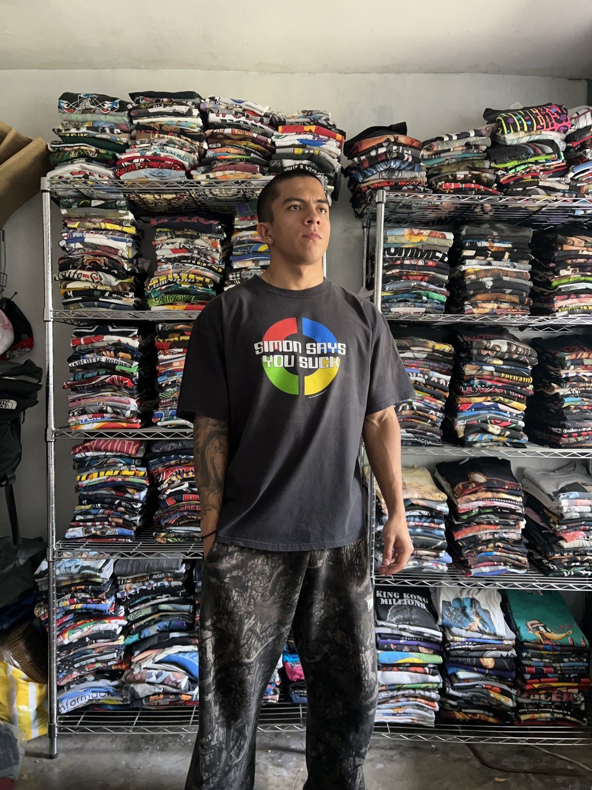 Other 2000s Simon Says You Suck Random Quote Funny Tee Size US XXL / EU 58 / 5 - 4 Thumbnail