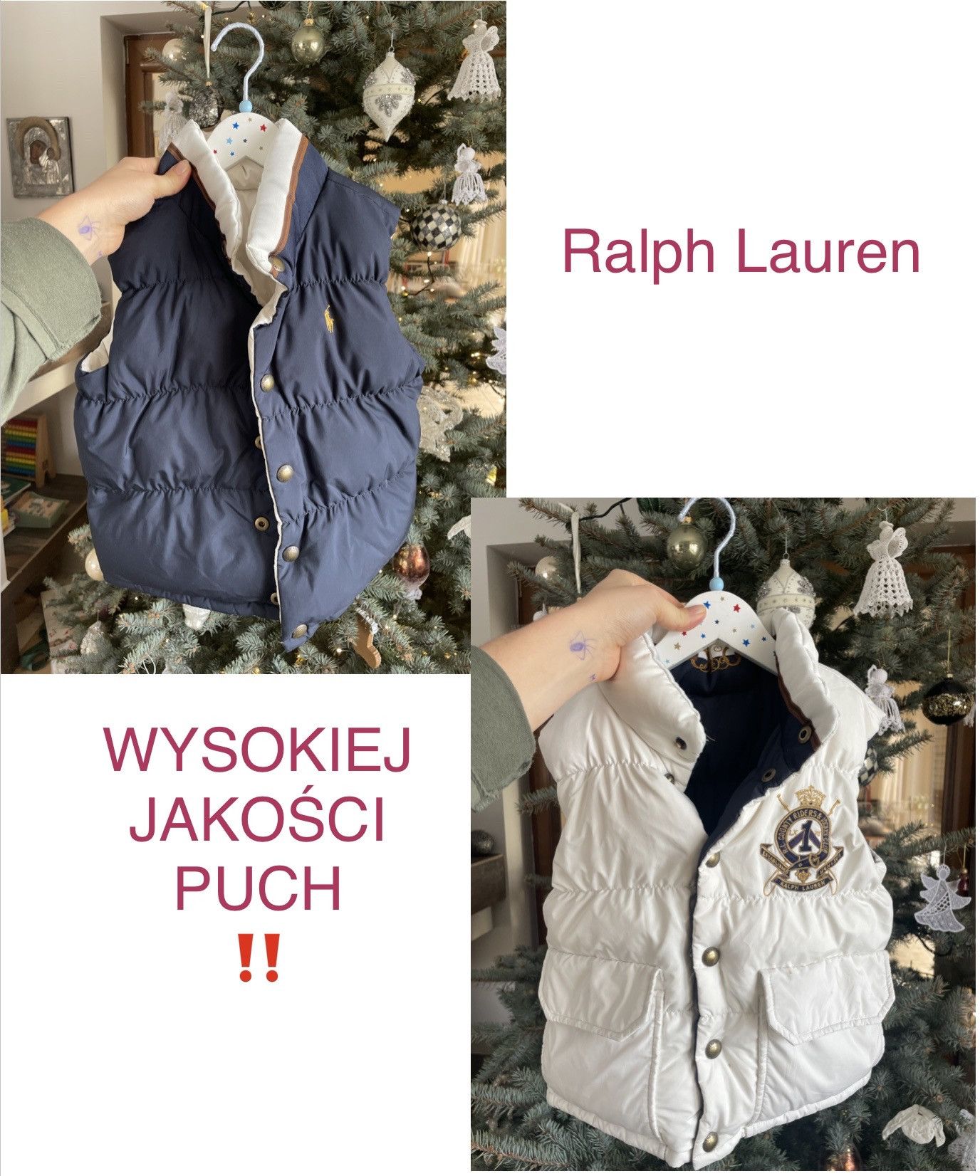 Ralph Lauren Feather kids vest dwo-sided Size US XXS / EU 40 - 1 Thumbnail