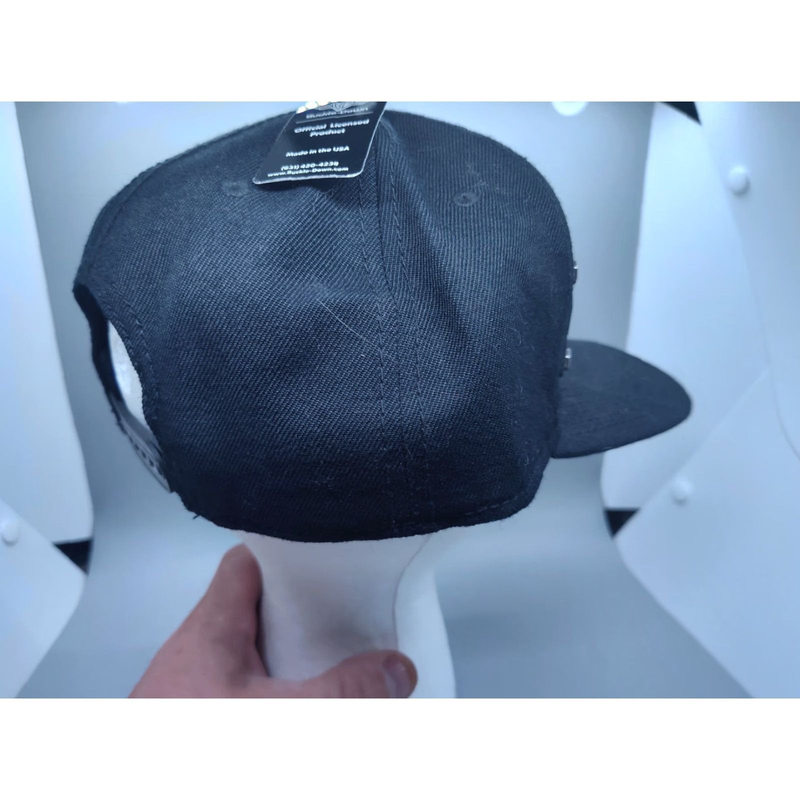 Ford Vintage Ford Buckledown Trucker Snapback Hat Black Wool Blend Cars Licensed Mens Adjustable Size ONE SIZE - 6 Thumbnail