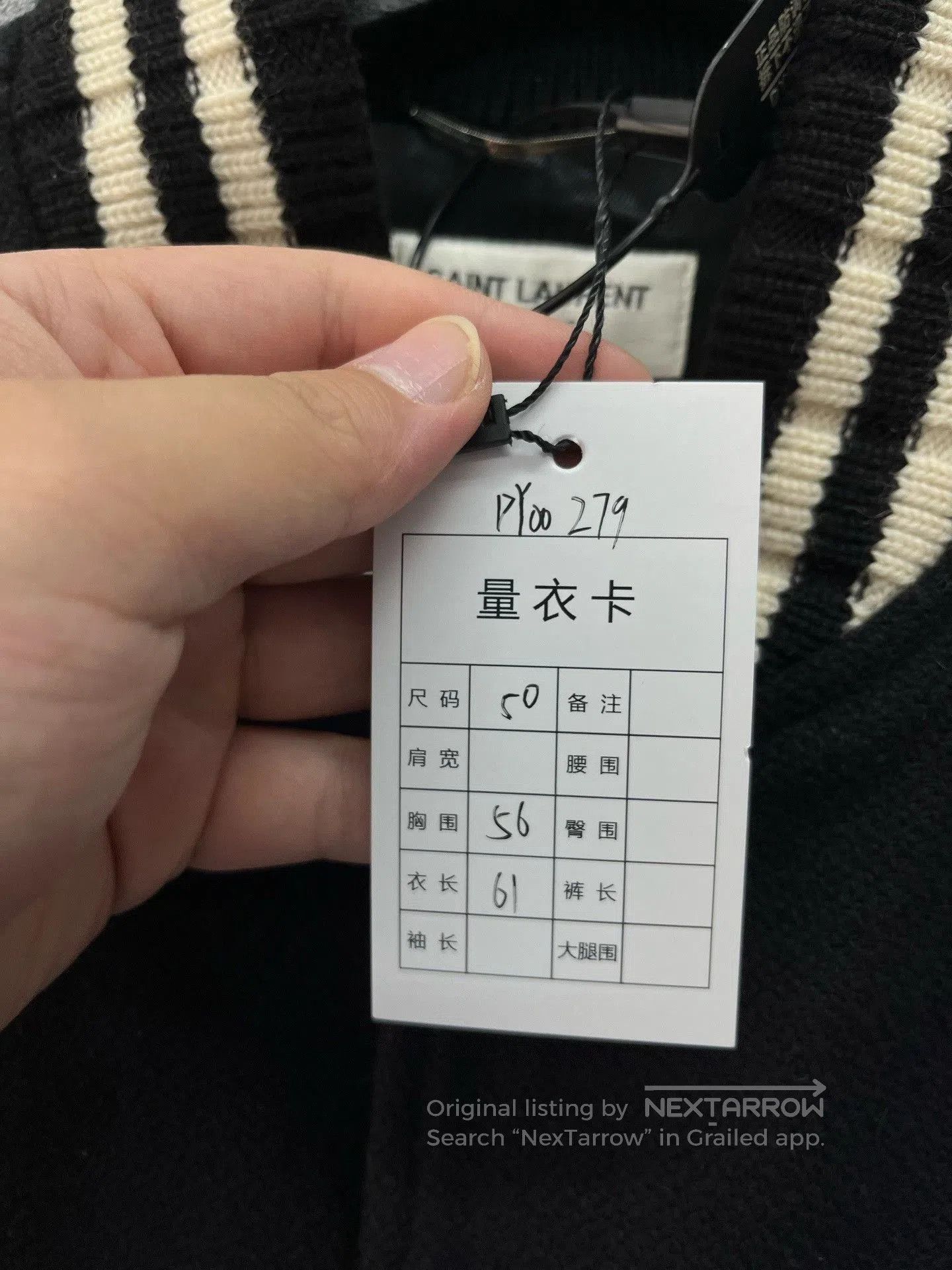 Saint Laurent Paris Saint Laurent Embroidered Baseball Jacket. Size US M / EU 48-50 / 2 - 8 Thumbnail