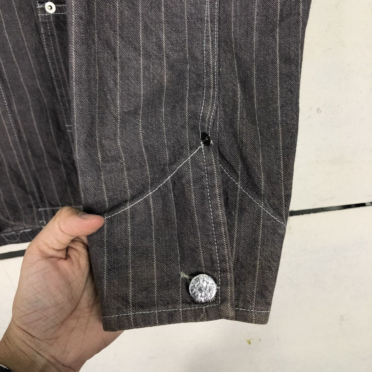 Japanese Brand 🔥VINTAGE HICKORY CHORE JACKET BREATH STRIPED ISSEY MIYAKE Size US M / EU 48-50 / 2 - 17 Thumbnail