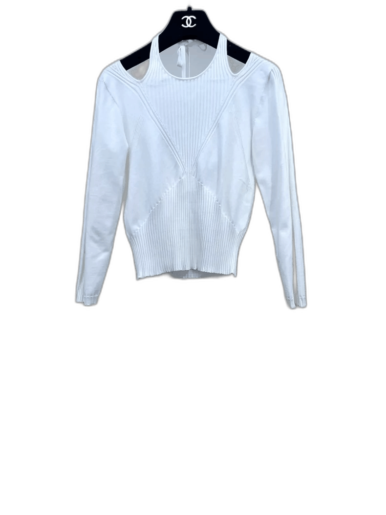 Chanel Chanel Backless Knit Top for Women -2505 Size US XS / EU 42 / 0 - 1 Thumbnail