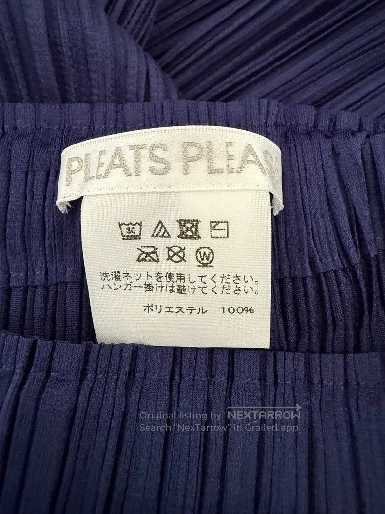 Issey Miyake Issey Miyake size:3 Blue Midi Skirt Size 31" - 3 Thumbnail