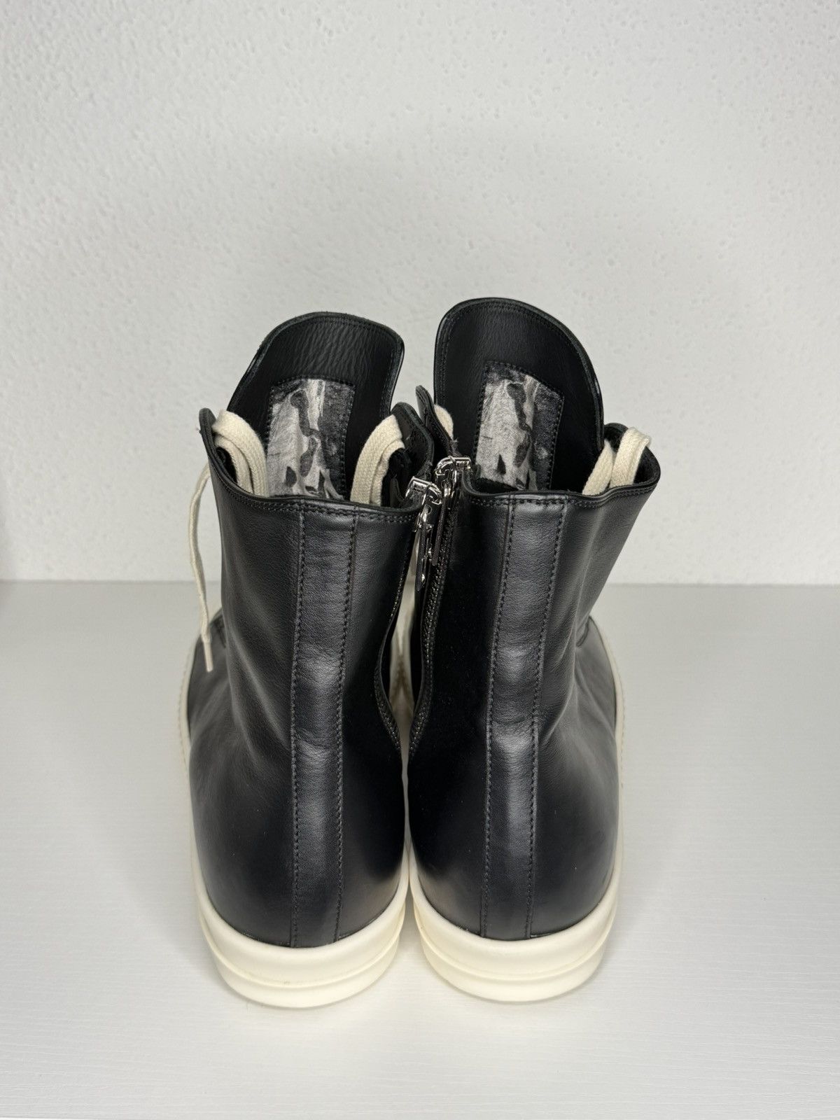 Rick Owens Rick Owens Leather High Black Milk Size US 10 / EU 43 - 3 Thumbnail
