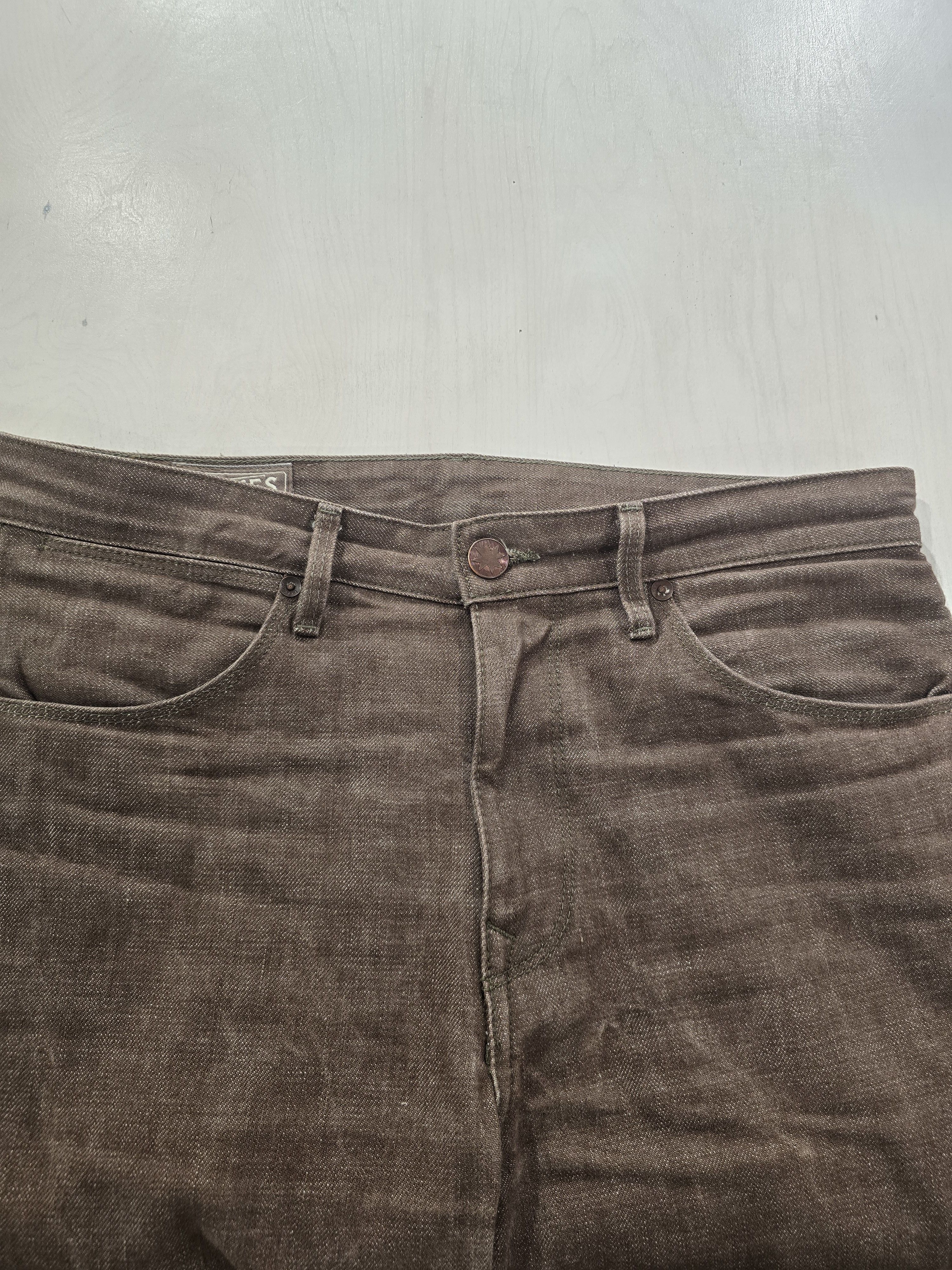 Freenote Freenote Wilkes Brown Jeans 13 oz Size US 31 - 1 Thumbnail