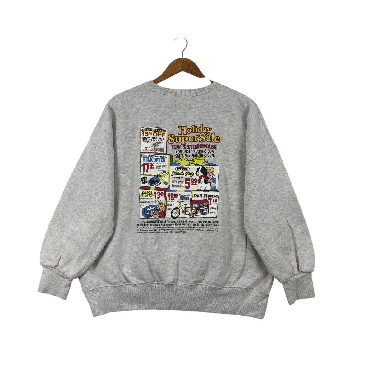 Japanese Brand As Know As Plus Sweatshirt Toy’s Storehouse Crewneck Size US XL / EU 56 / 4 - 4 Thumbnail