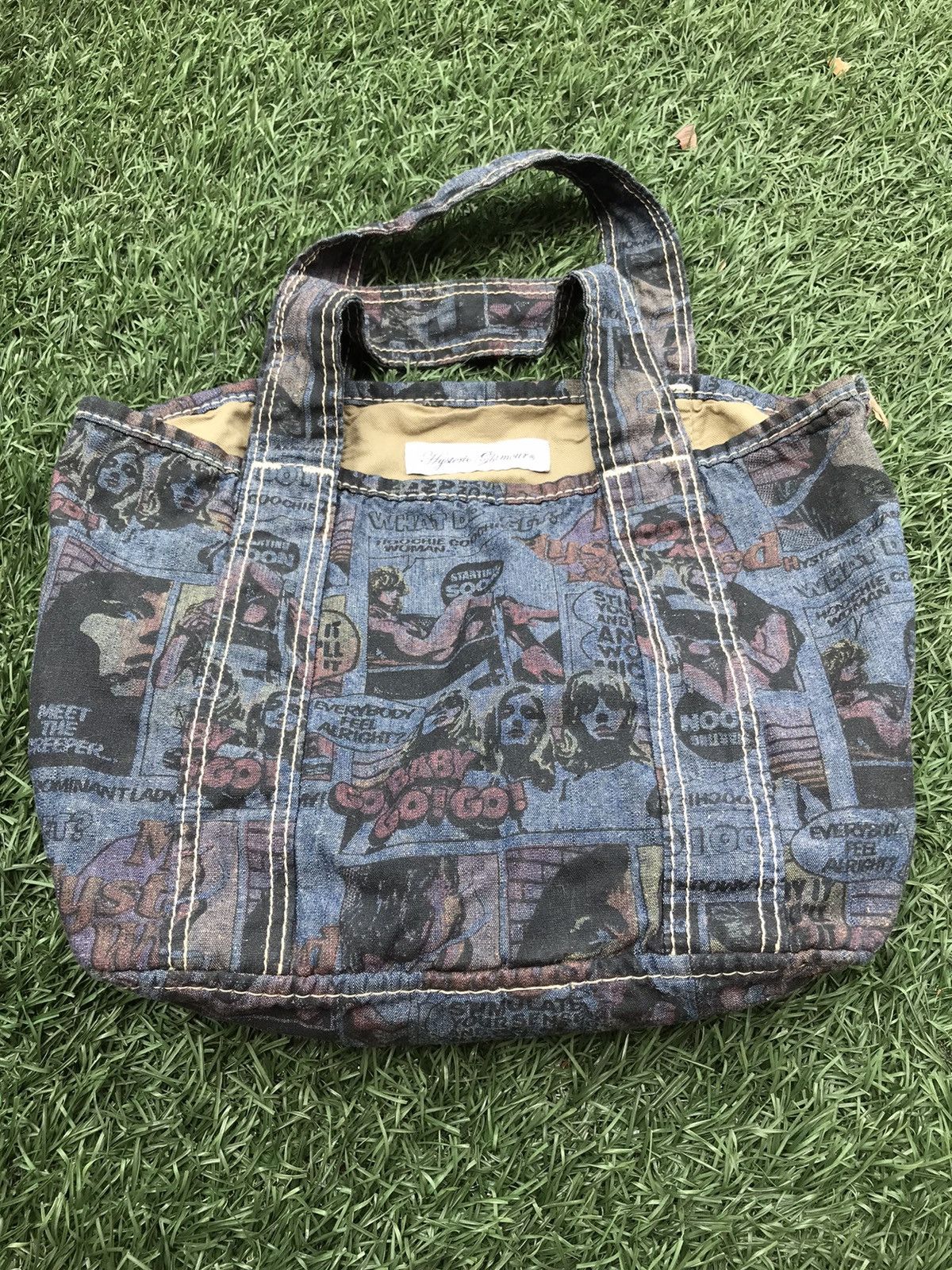 Hysteric Glamour RARE Vintage Hysteric Glamour denim Mini Tote Bag Size ONE SIZE - 1 Thumbnail