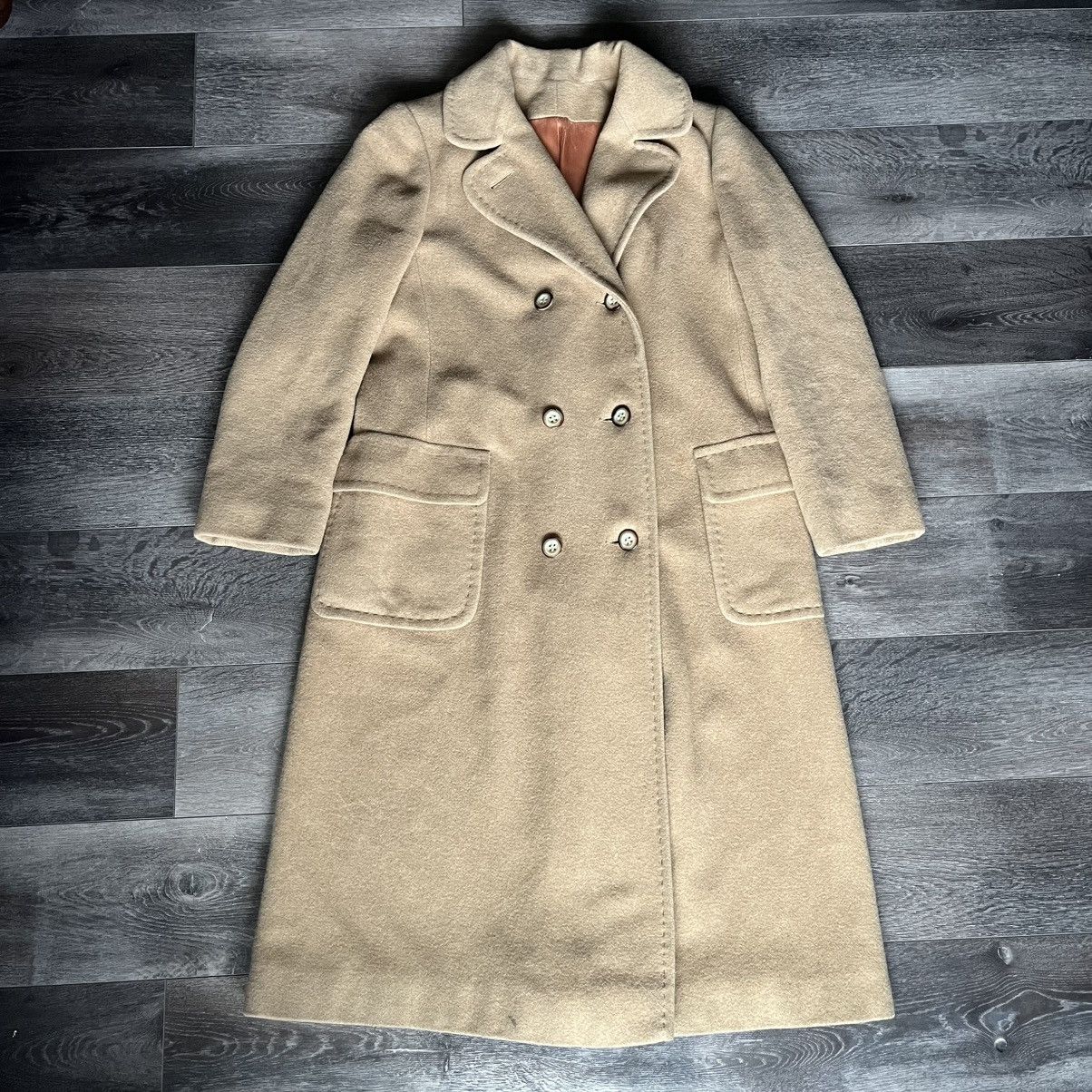 Vintage Vintage Denise Originals Mongolian Camel Hair Long Coat 60s Size L / US 10 / IT 46 - 1 Thumbnail