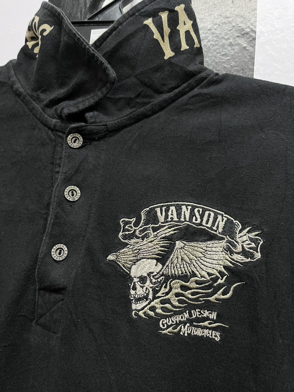 Vanson Leathers Vanson Skull Embroidery Motorcycles Road Racer Size US S / EU 44-46 / 1 - 4 Thumbnail