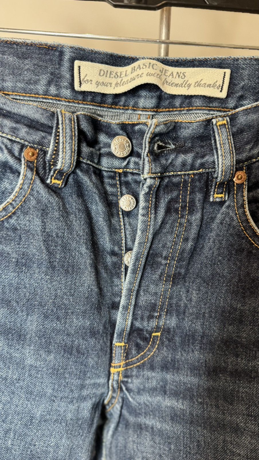 Diesel Diesel Classic Blue Denim Jeans Size US 31 - 4 Thumbnail