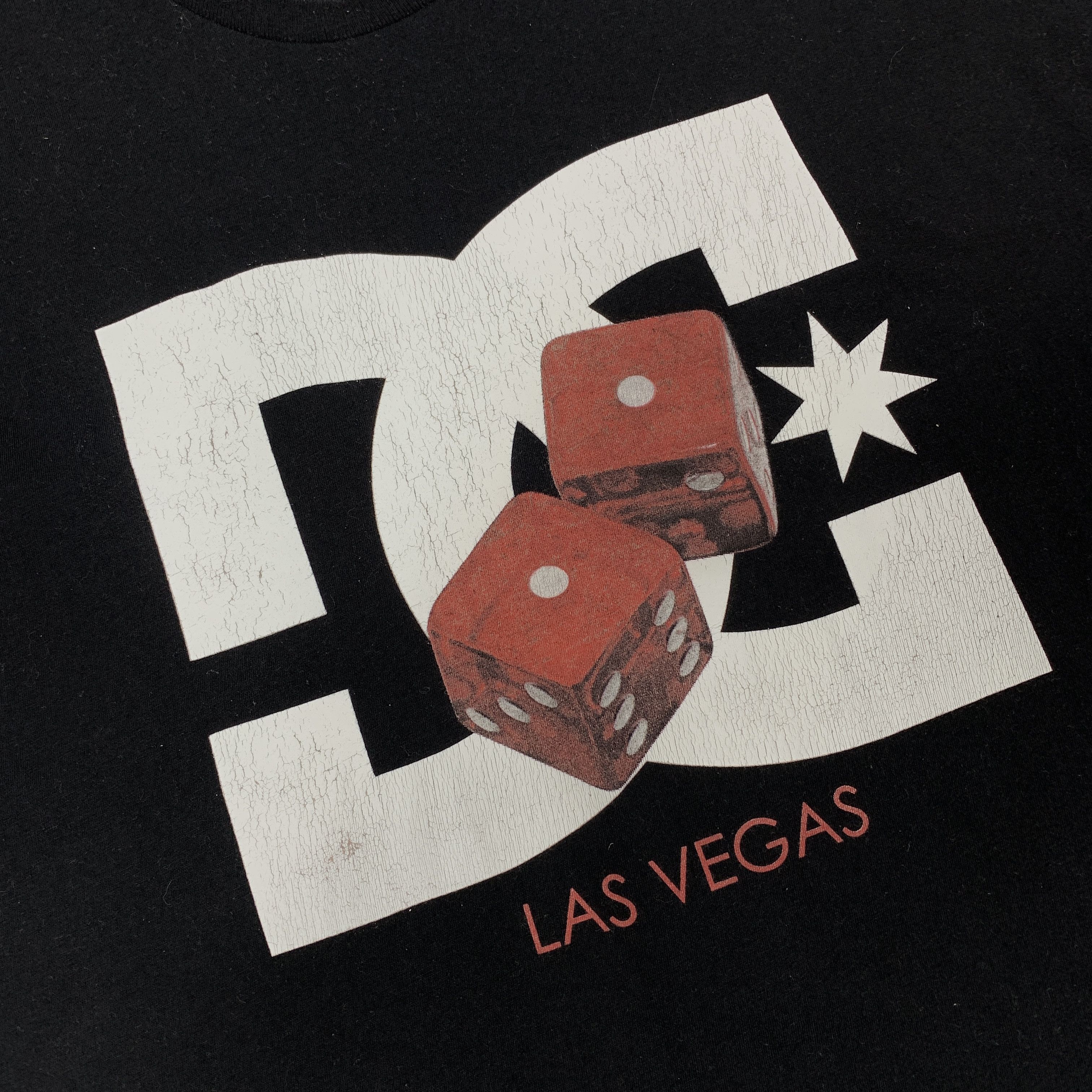 DC Vintage DC Shoes Co. 90s Graphic Dice Logo Black Tee Shirt L Size US L / EU 52-54 / 3 - 5 Thumbnail