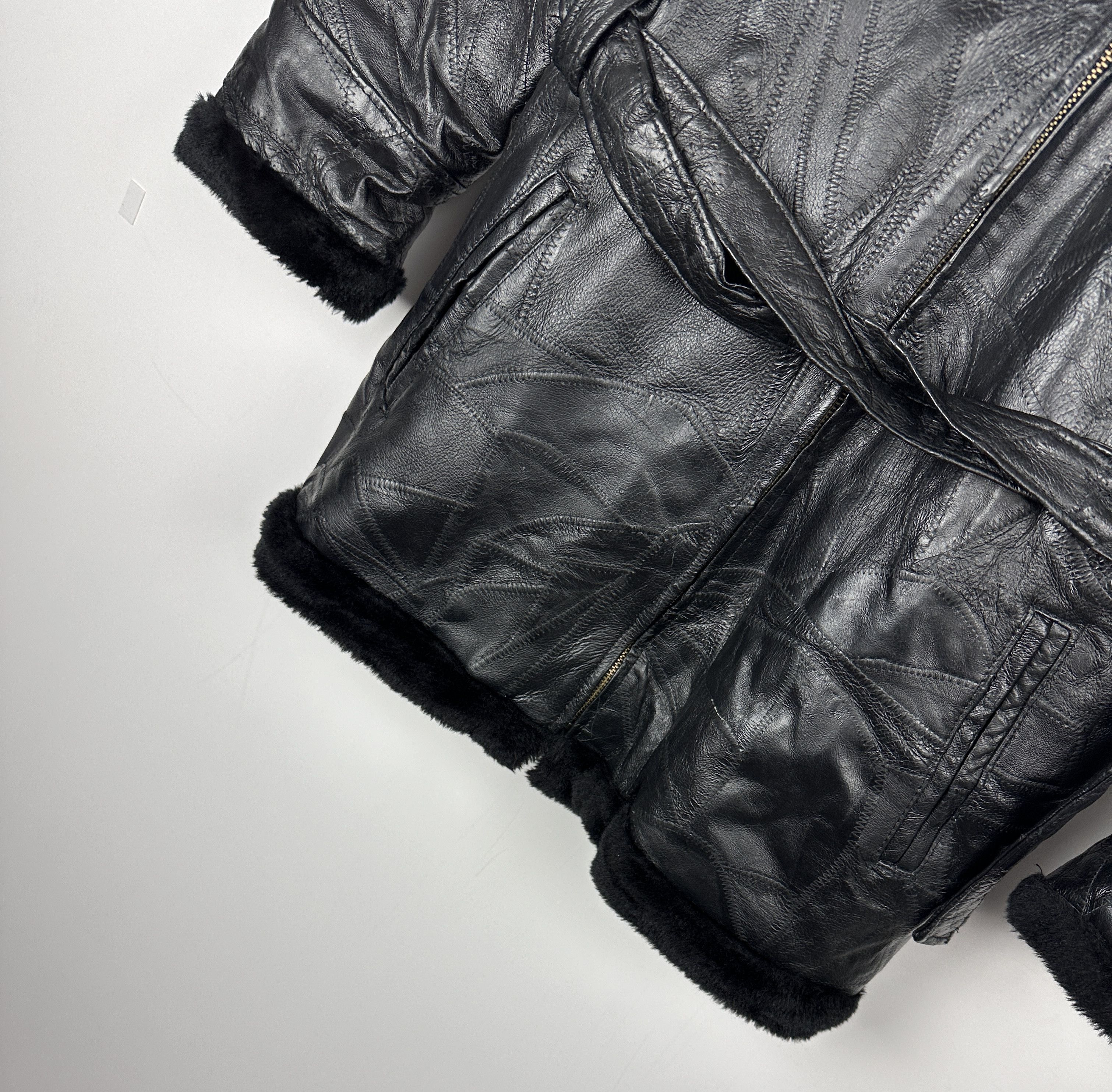 Vintage Vintage Avant Garde women leather jacket opium cyber y2k Size L / US 10 / IT 46 - 5 Thumbnail