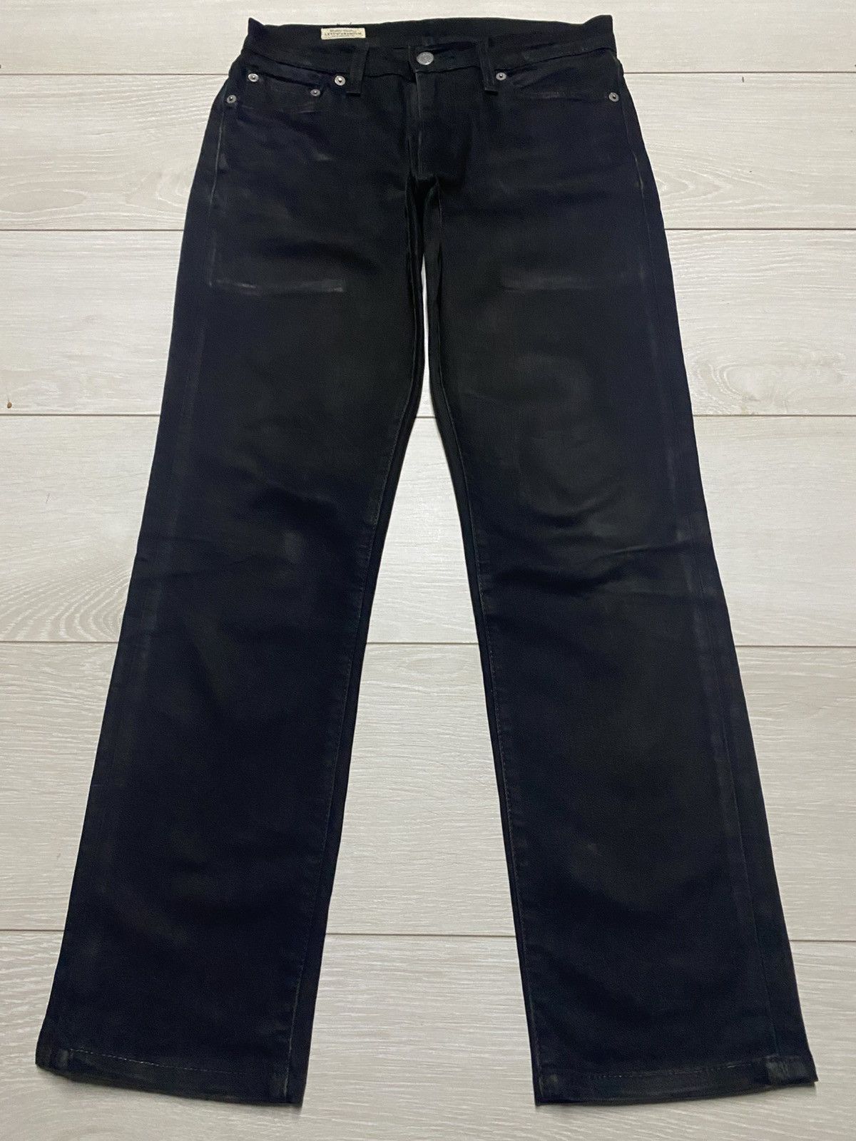 Levi's Levis 511 Black Denim Y2K Stretch Jeans Size US 29 - 1 Thumbnail