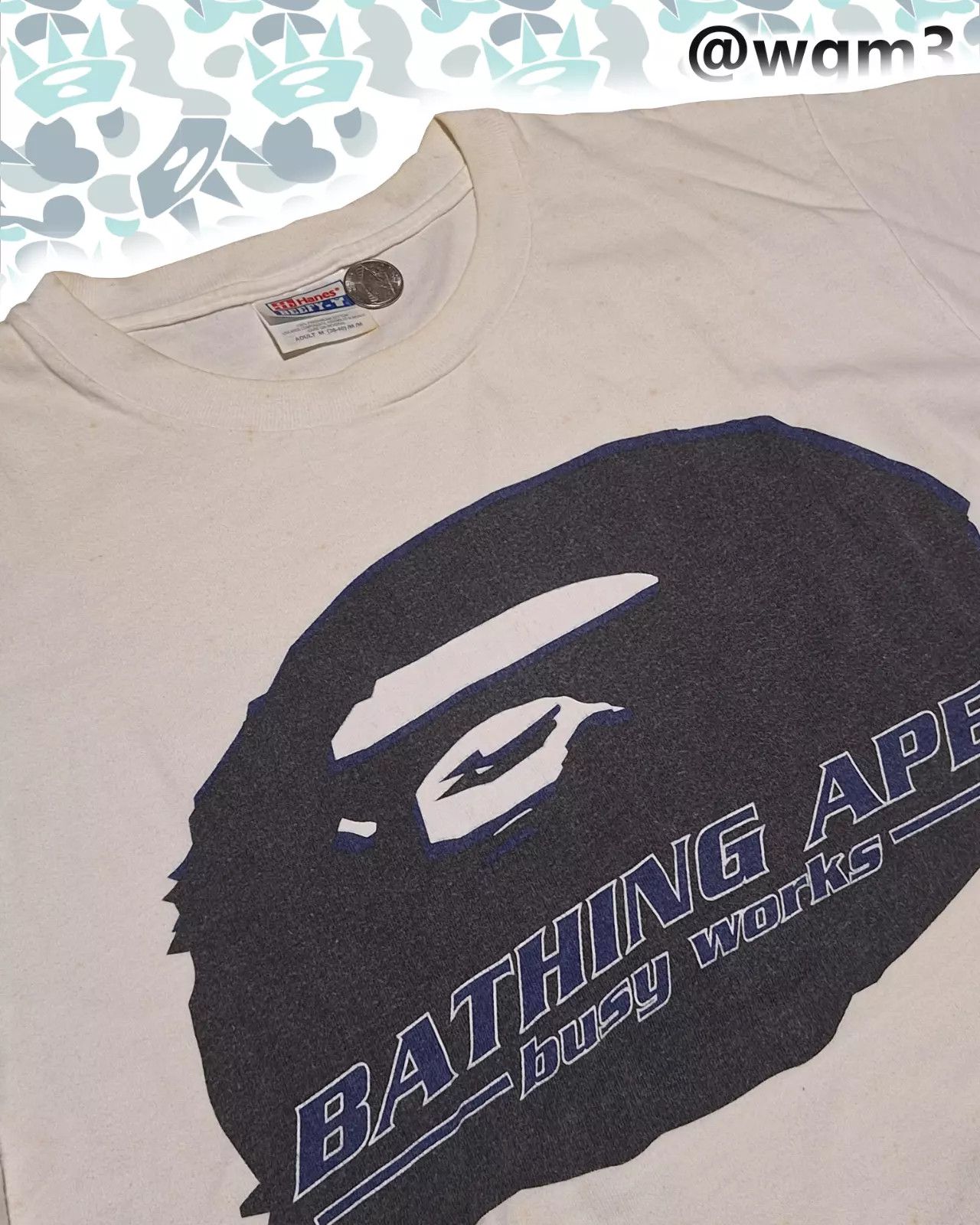 Bape × Vintage 1997 Bape x Stash Tee Size US M / EU 48-50 / 2 - 2 Thumbnail