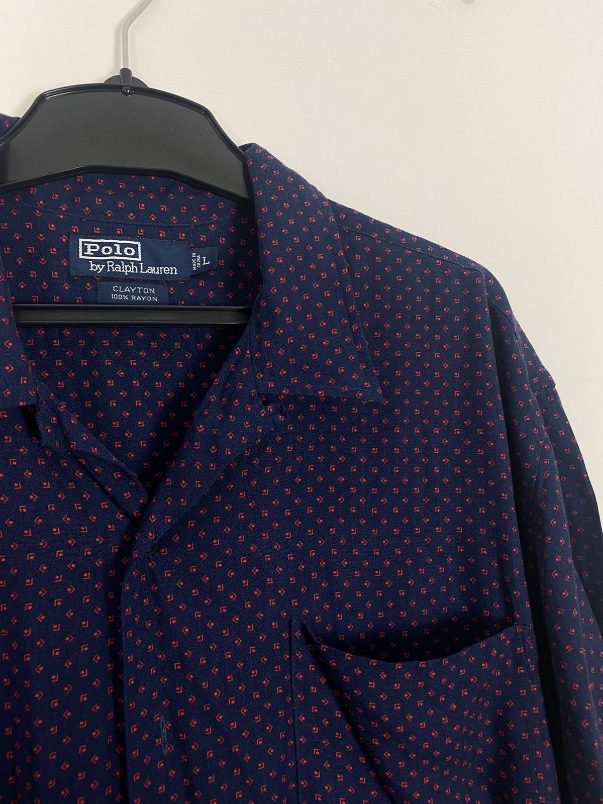 Polo Ralph Lauren Polo Ralph Lauren Short Sleeve Shirt Clayton Rayon vintage Size US L / EU 52-54 / 3 - 3 Thumbnail