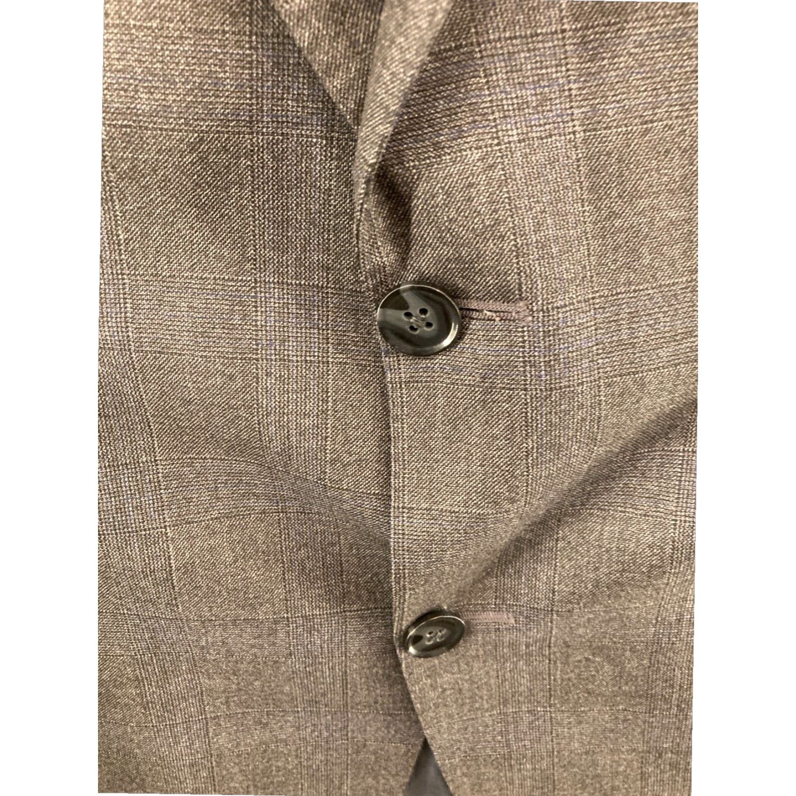 Peter Millar Peter Millar Mens Suit Jacket 46R Gray Wool Size 46R - 7 Thumbnail