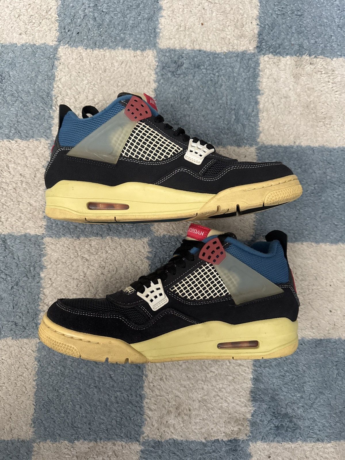 Jordan Brand × Union LA Jordan 4 Union Off Noir Size US 9.5 / EU 42-43 - 2 Thumbnail